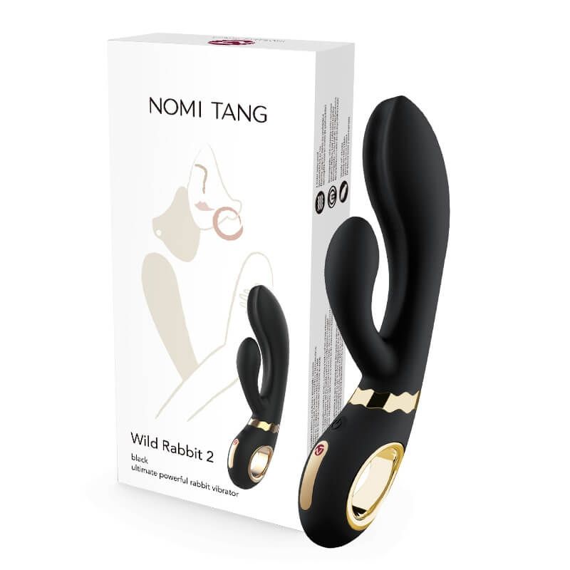 Nomi Tang - akkus, csiklókaros G-pont vibrátor (fekete)