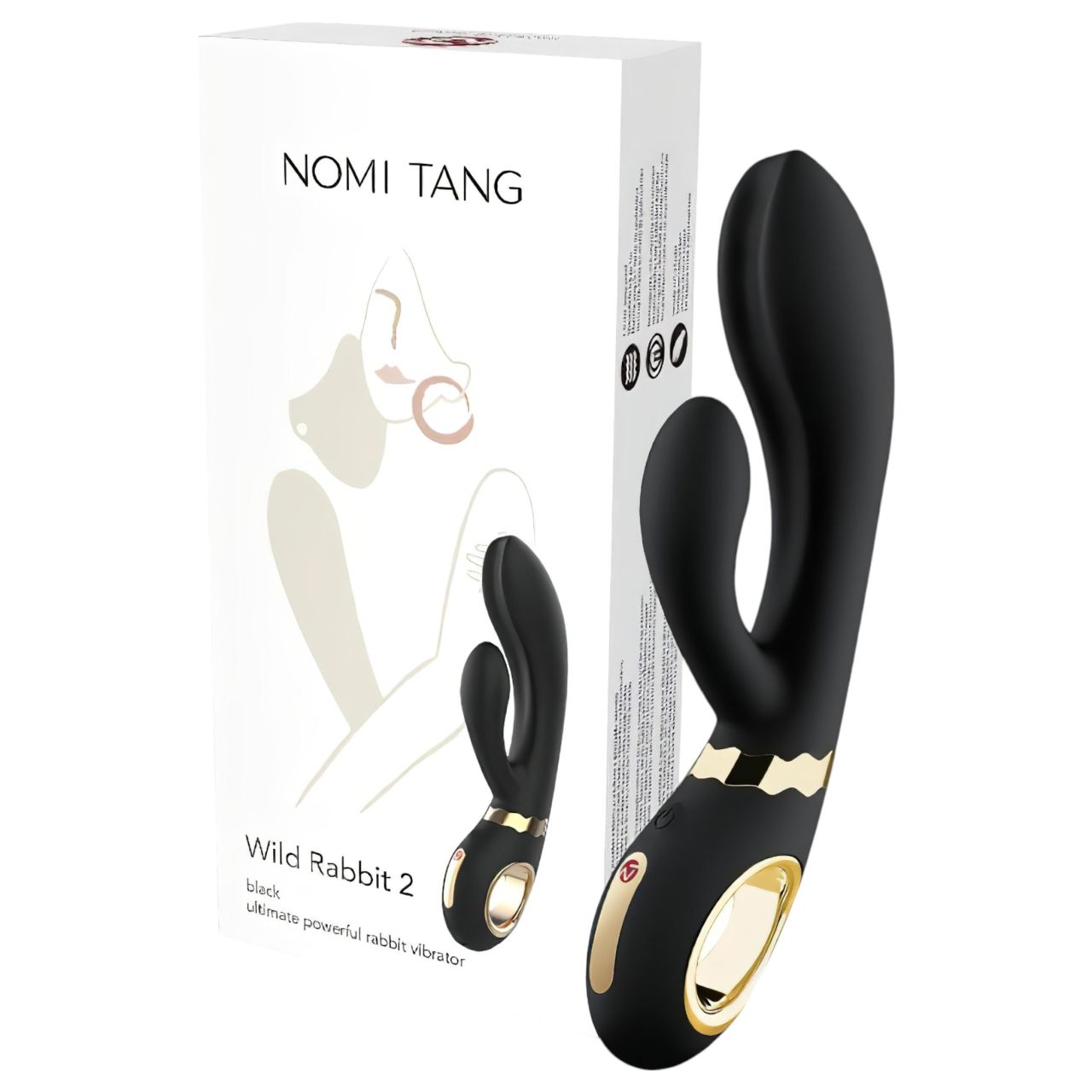 Nomi Tang - akkus, csiklókaros G-pont vibrátor (fekete) Nomi Tang - akkus, csiklókaros G-pont vibrátor (fekete)