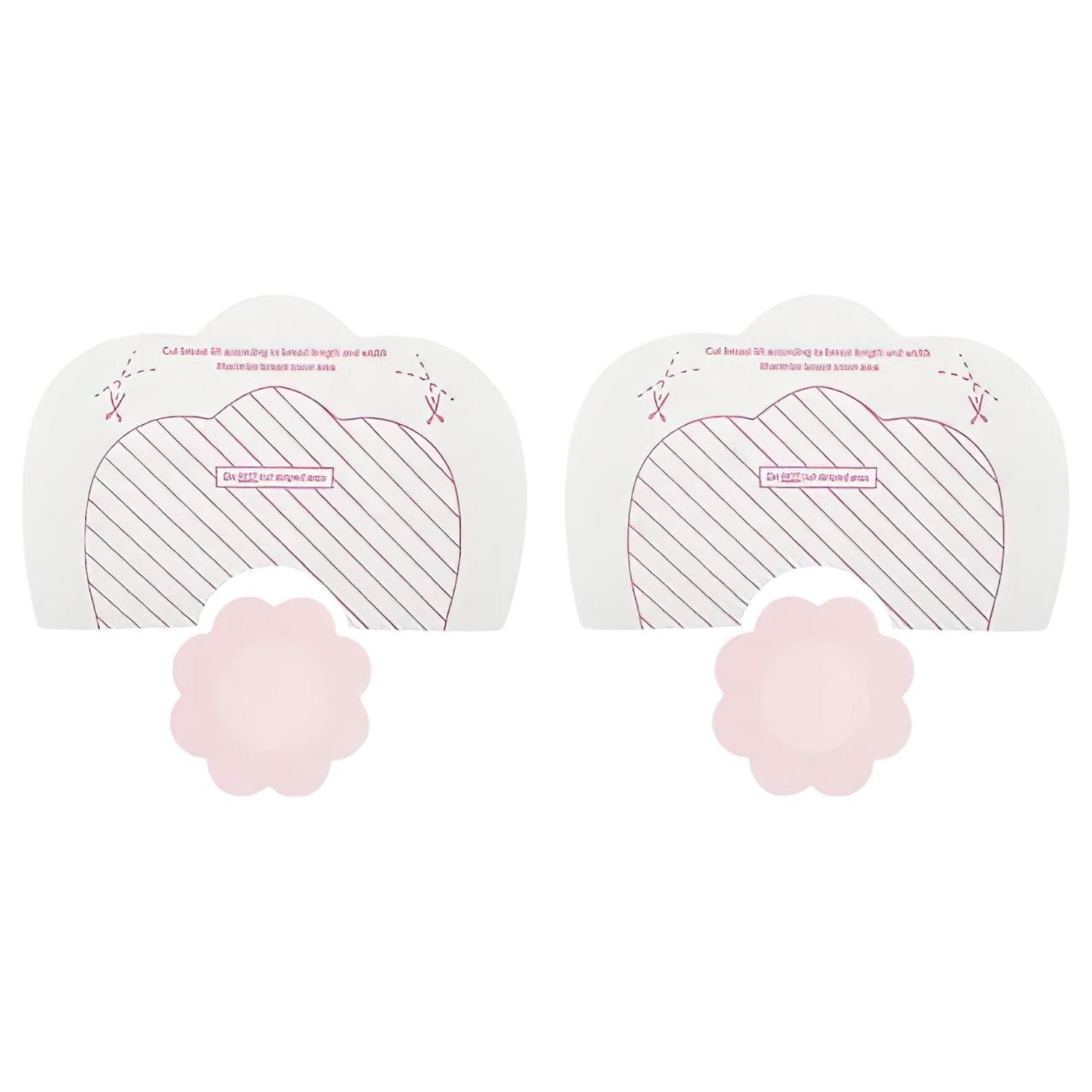/ Bye Bra F-H - láthatatlan mellemelő - pink (6db) / Bye Bra F-H - láthatatlan mellemelő - pink (6db)