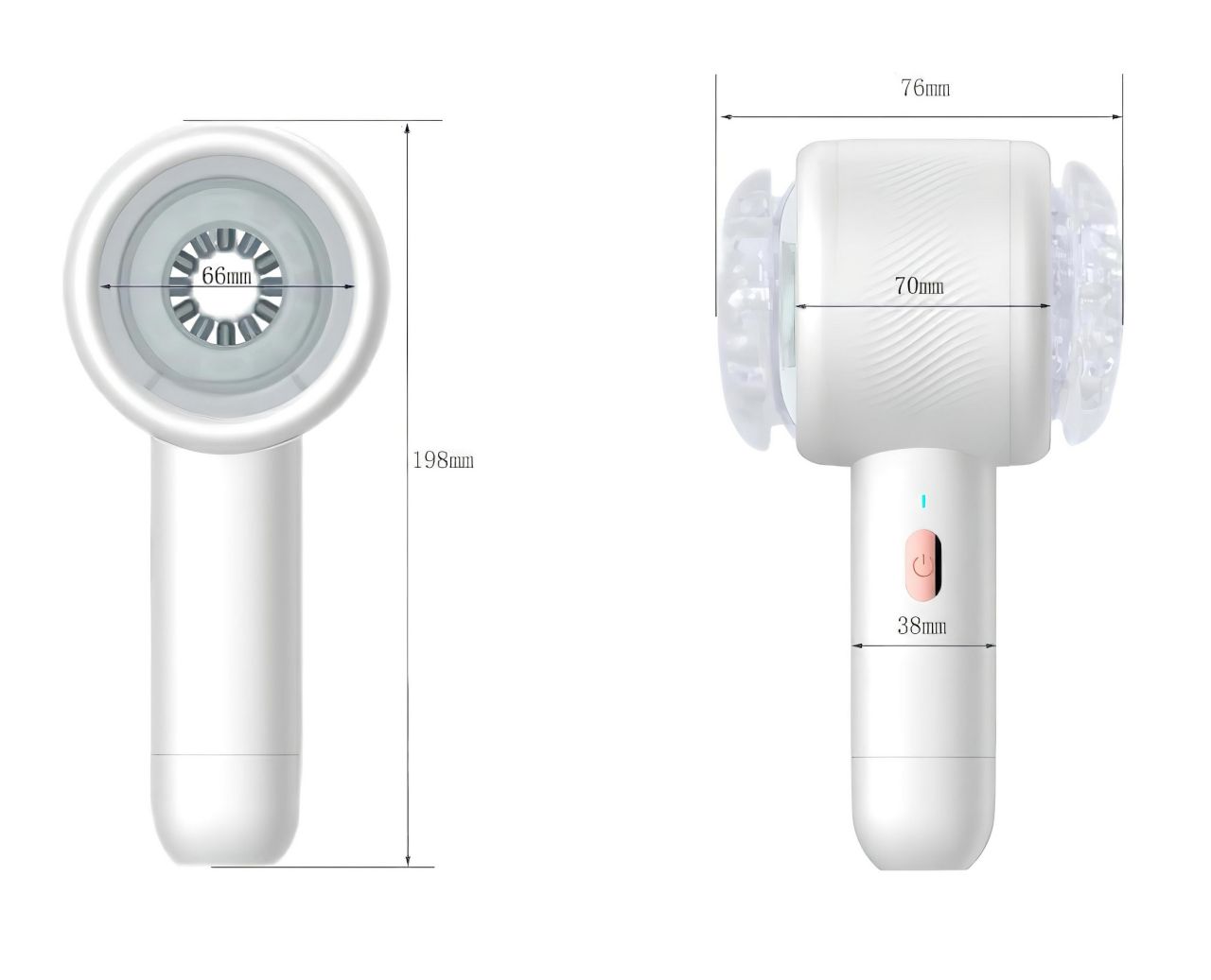 Lonely Space - akkus, fel-le mozgó maszturbátor (fehér) Lonely Space - akkus, fel-le mozgó maszturbátor (fehér)