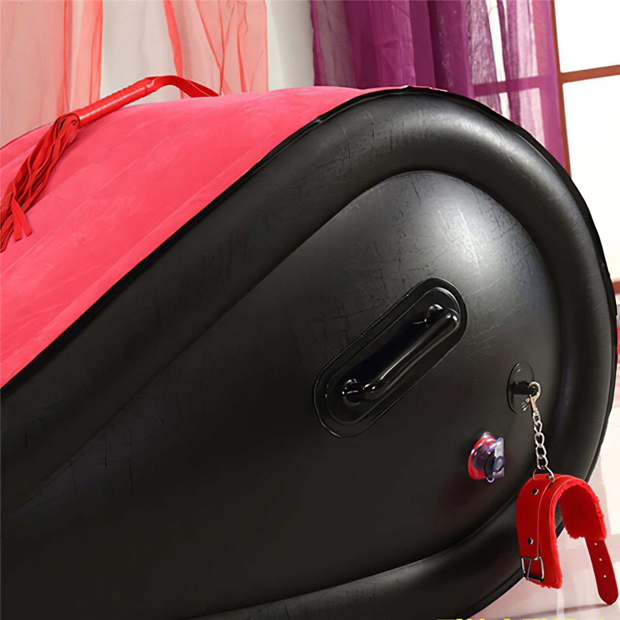 Magic Pillow - Felfújható BDSM szexbútor - bilinccsel - nagy (piros) Magic Pillow - Felfújható BDSM szexbútor - bilinccsel - nagy (piros)