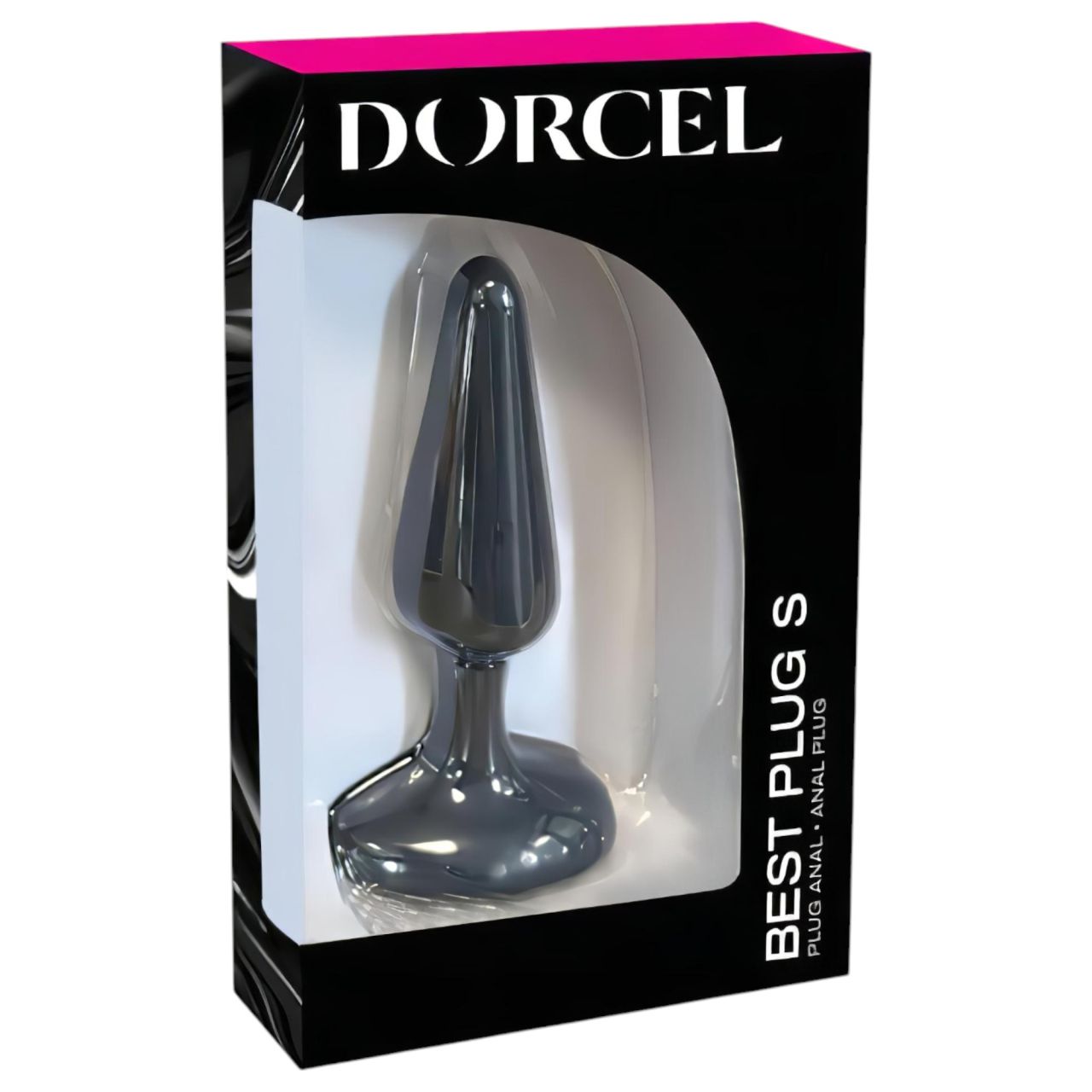 / Dorcel Best Plug S - szilikon anál plug - kicsi (szürke)