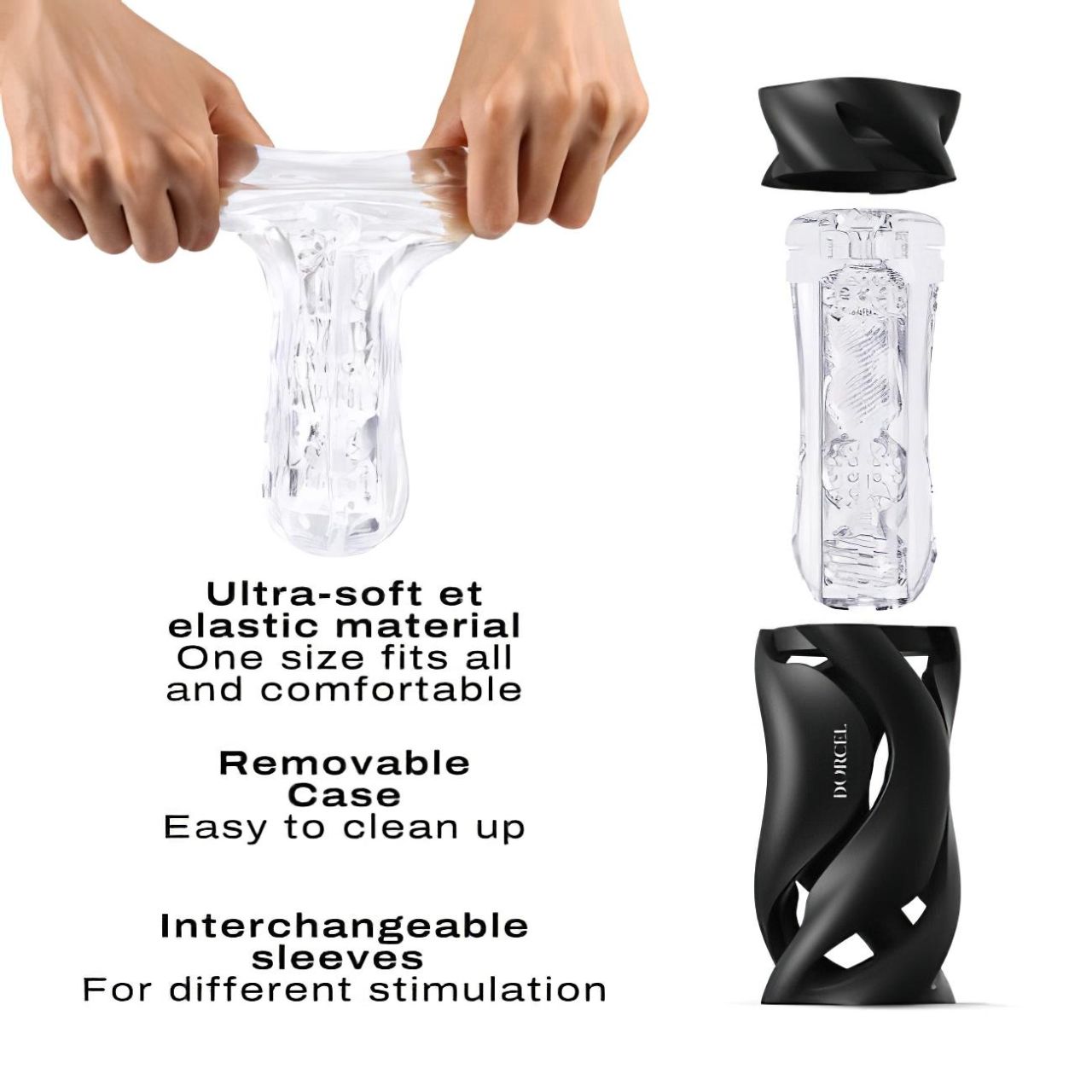 Dorcel Deep Blow - manuális szívó maszturbátor tokban Dorcel Deep Blow - manuális szívó maszturbátor tokban