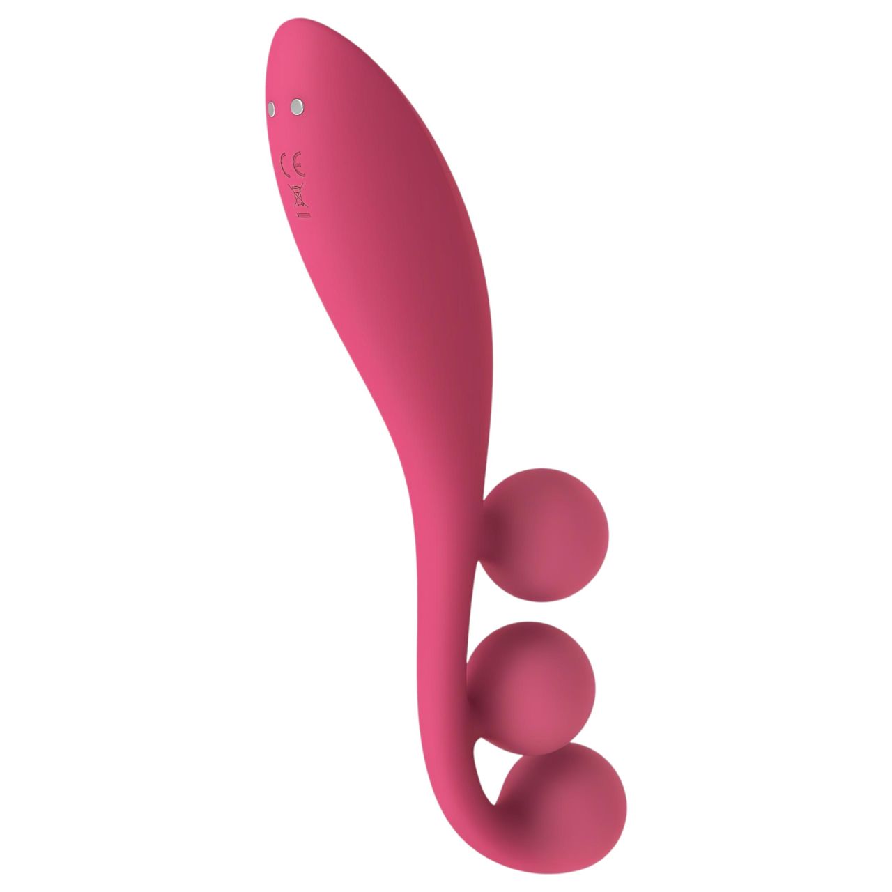 Satisfyer Tri Ball 1 - akkus, multifunkciós vibrátor (piros) Satisfyer Tri Ball 1 - akkus, multifunkciós vibrátor (piros)