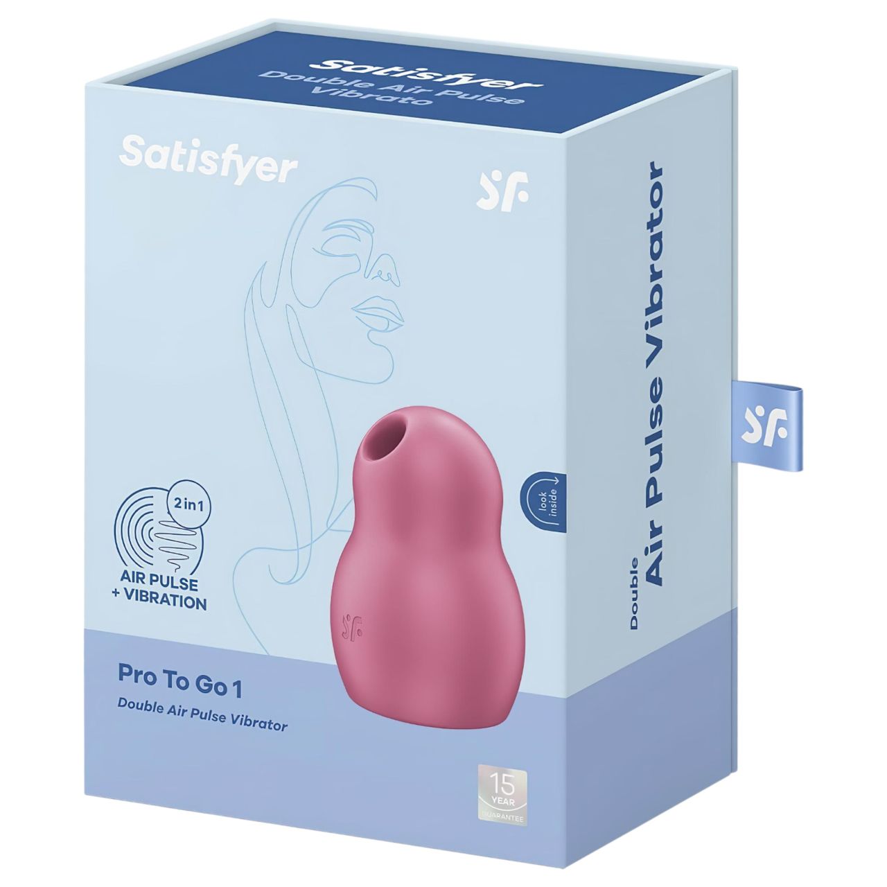 Satisfyer Pro To Go 1 - akkus, léghullámos csiklóizgató (piros) Satisfyer Pro To Go 1 - akkus, léghullámos csiklóizgató (piros)