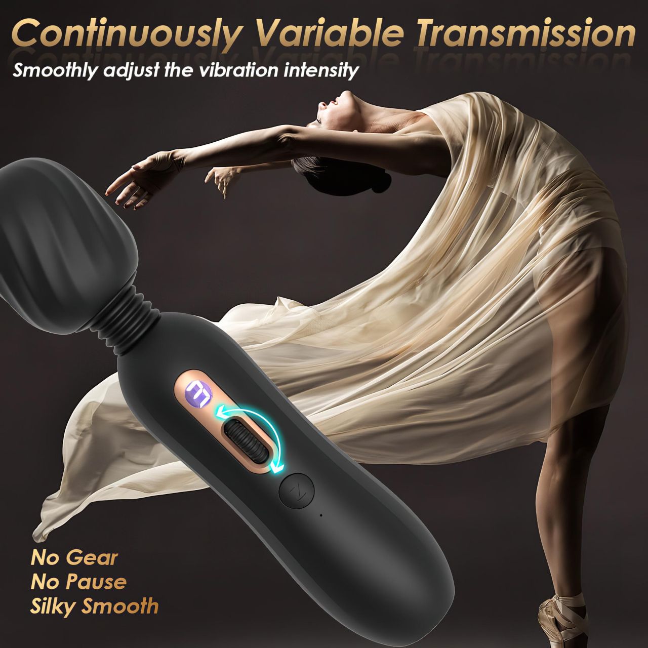 / Vibeconnect Myron Wand - melegítő masszírozó vibrátor / Vibeconnect Myron Wand - melegítő masszírozó vibrátor