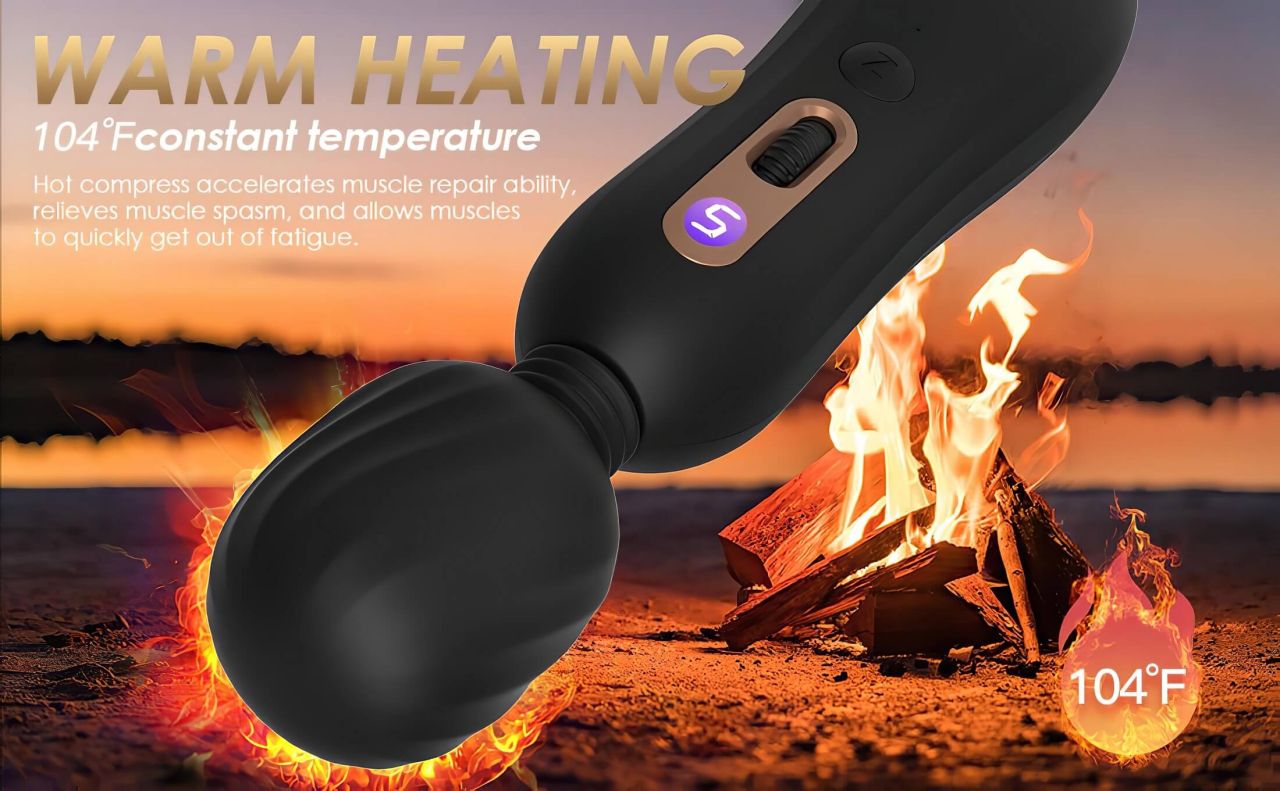 / Vibeconnect Myron Wand - melegítő masszírozó vibrátor / Vibeconnect Myron Wand - melegítő masszírozó vibrátor