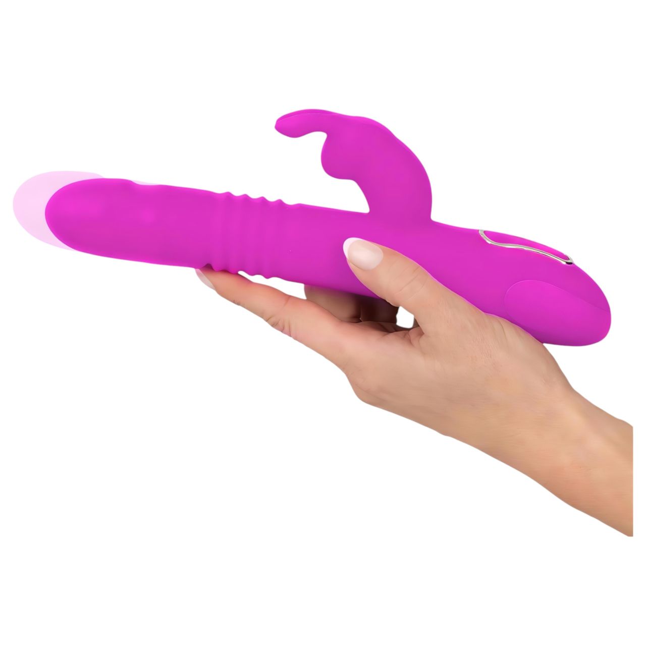 SMILE Rabbit - akkus, csiklókaros lökő-forgó vibrátor (pink) SMILE Rabbit - akkus, csiklókaros lökő-forgó vibrátor (pink)