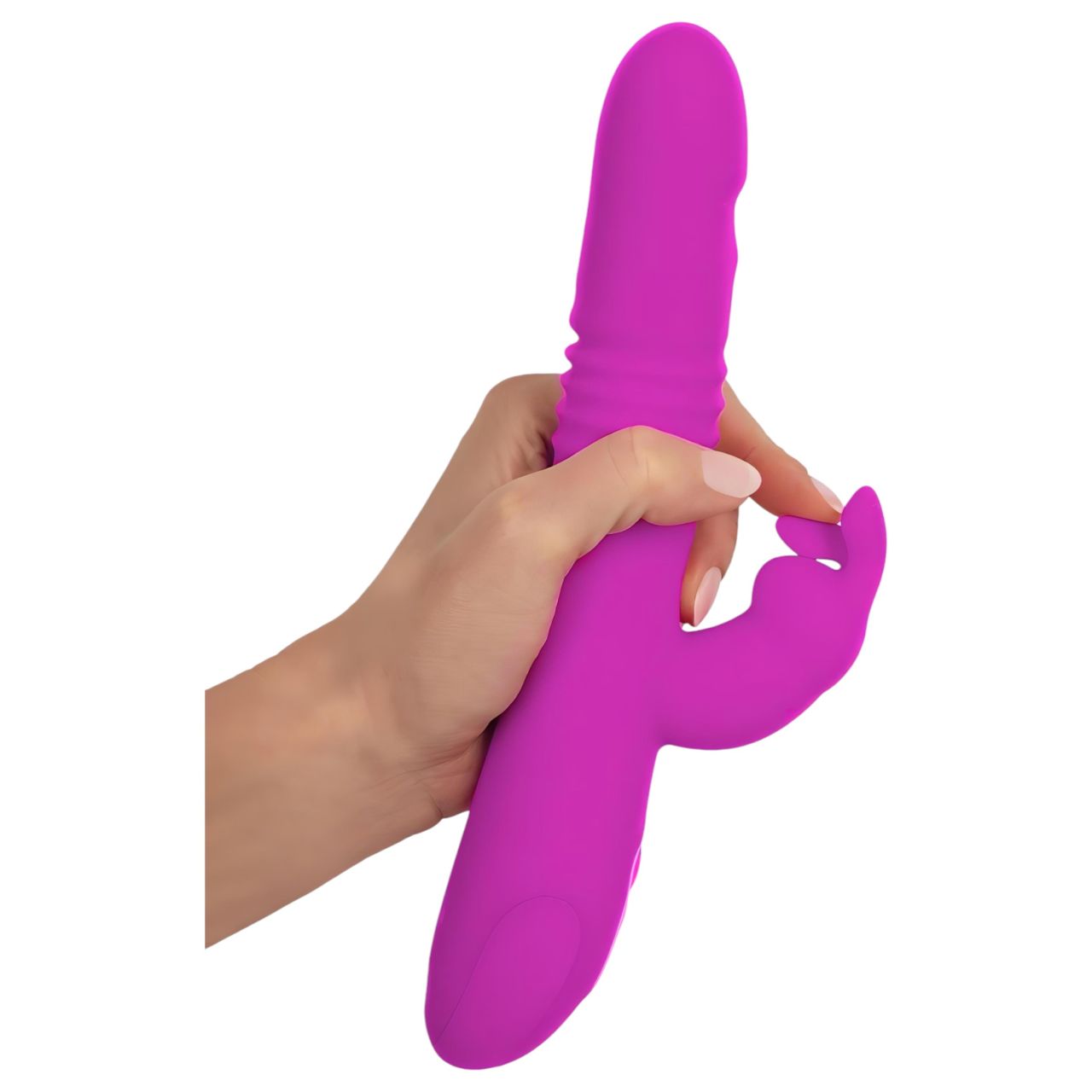 SMILE Rabbit - akkus, csiklókaros lökő-forgó vibrátor (pink) SMILE Rabbit - akkus, csiklókaros lökő-forgó vibrátor (pink)