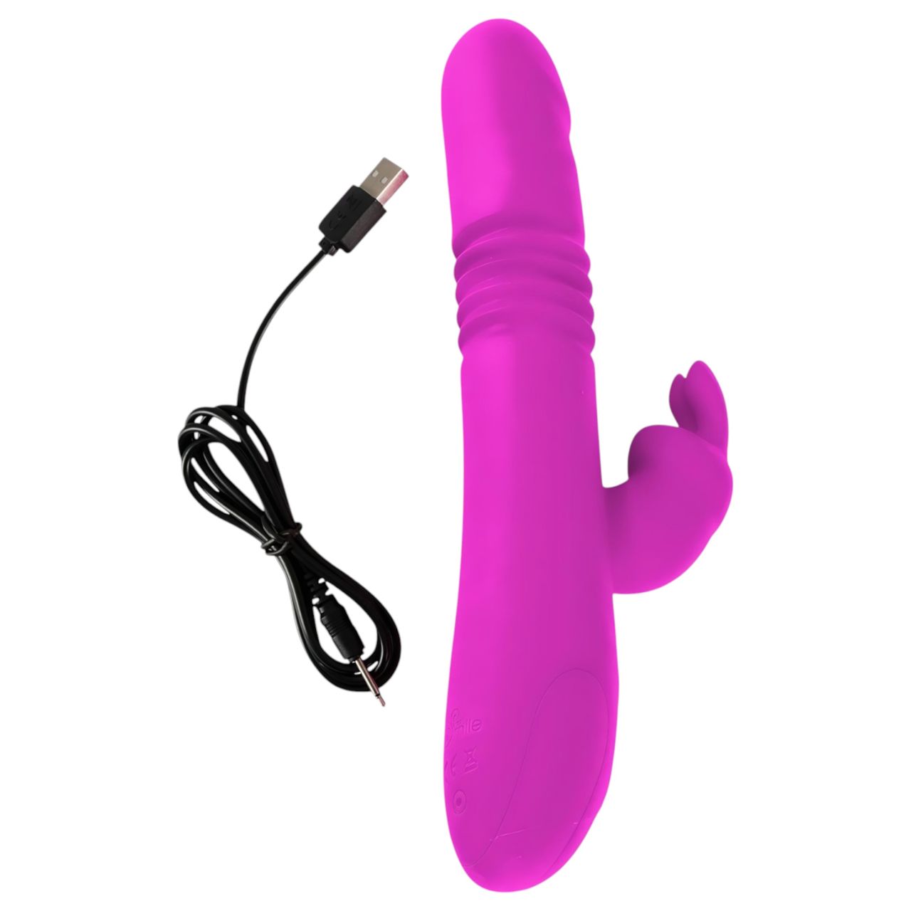 SMILE Rabbit - akkus, csiklókaros lökő-forgó vibrátor (pink) SMILE Rabbit - akkus, csiklókaros lökő-forgó vibrátor (pink)