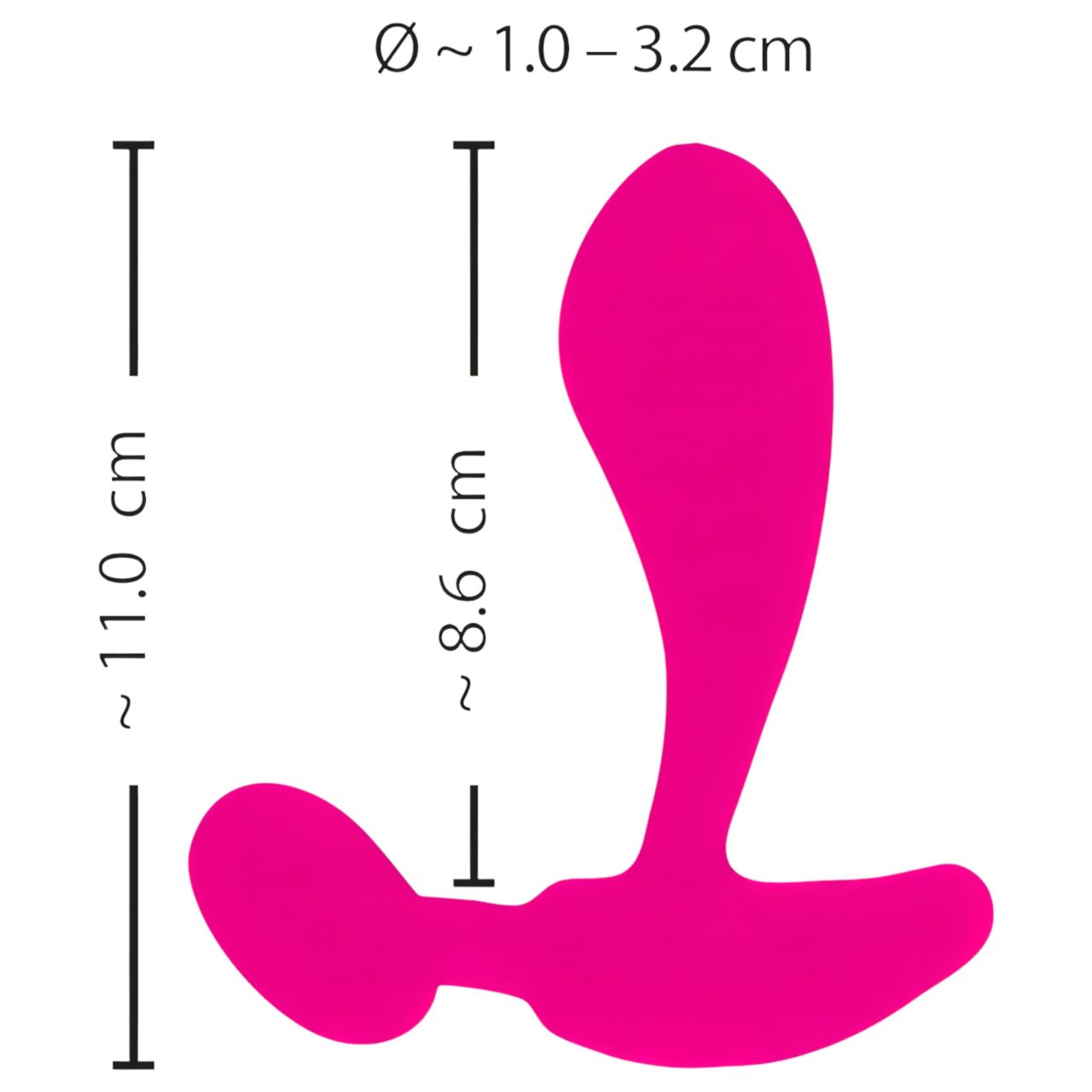 SMILE RC - akkus, rádiós G-pont vibrátor (pink) SMILE RC - akkus, rádiós G-pont vibrátor (pink)
