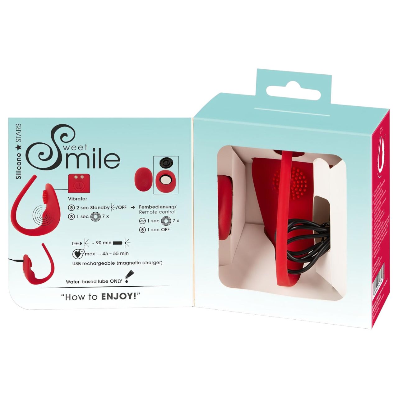 SMILE Slim Panty - akkus, rádiós csikló vibrátor (piros) SMILE Slim Panty - akkus, rádiós csikló vibrátor (piros)