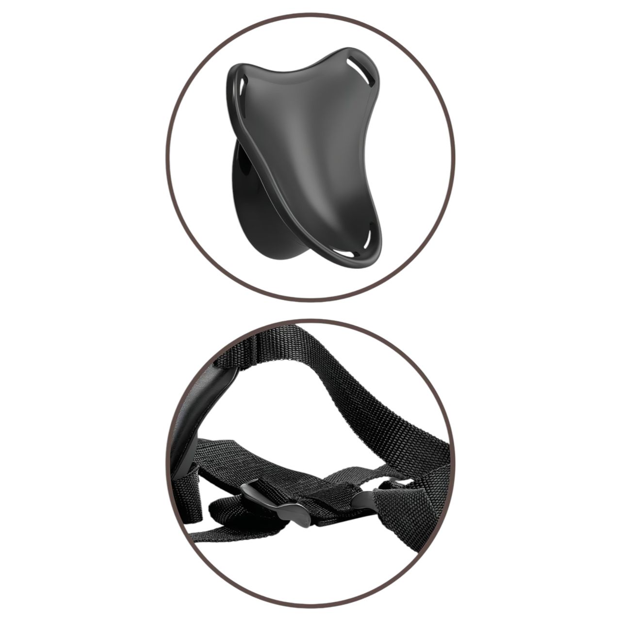 King Cock Elite Beginner's - felcsatolható alsó (fekete) King Cock Elite Beginner's - felcsatolható alsó (fekete)