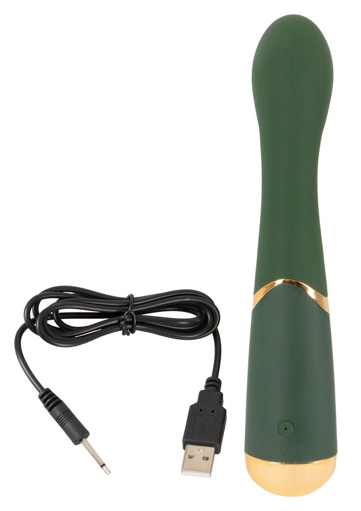 Emerald Love - akkus, vízálló G-pont vibrátor (zöld)