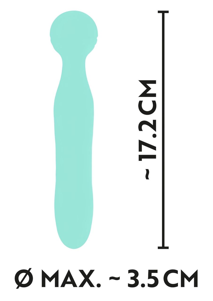Cuties Mini Wand - akkus, vízálló, masszírozó vibrátor (zöld) Cuties Mini Wand - akkus, vízálló, masszírozó vibrátor (zöld)