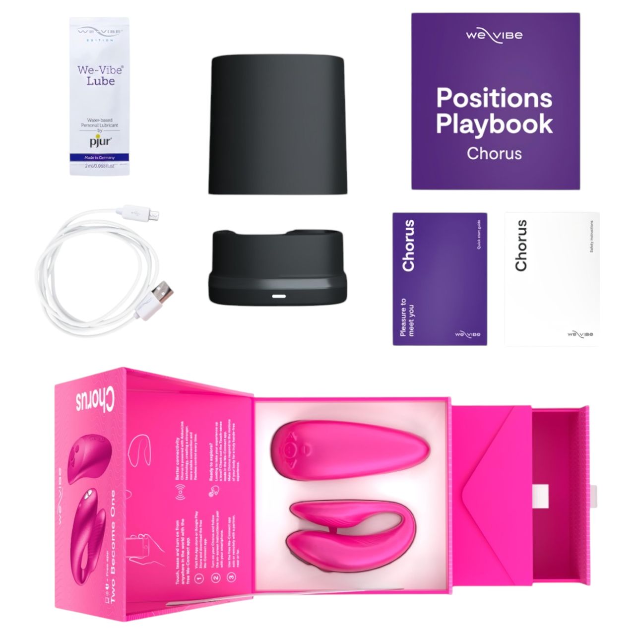 We-Vibe Chorus - akkus, okos párvibrátor (pink) We-Vibe Chorus - akkus, okos párvibrátor (pink)