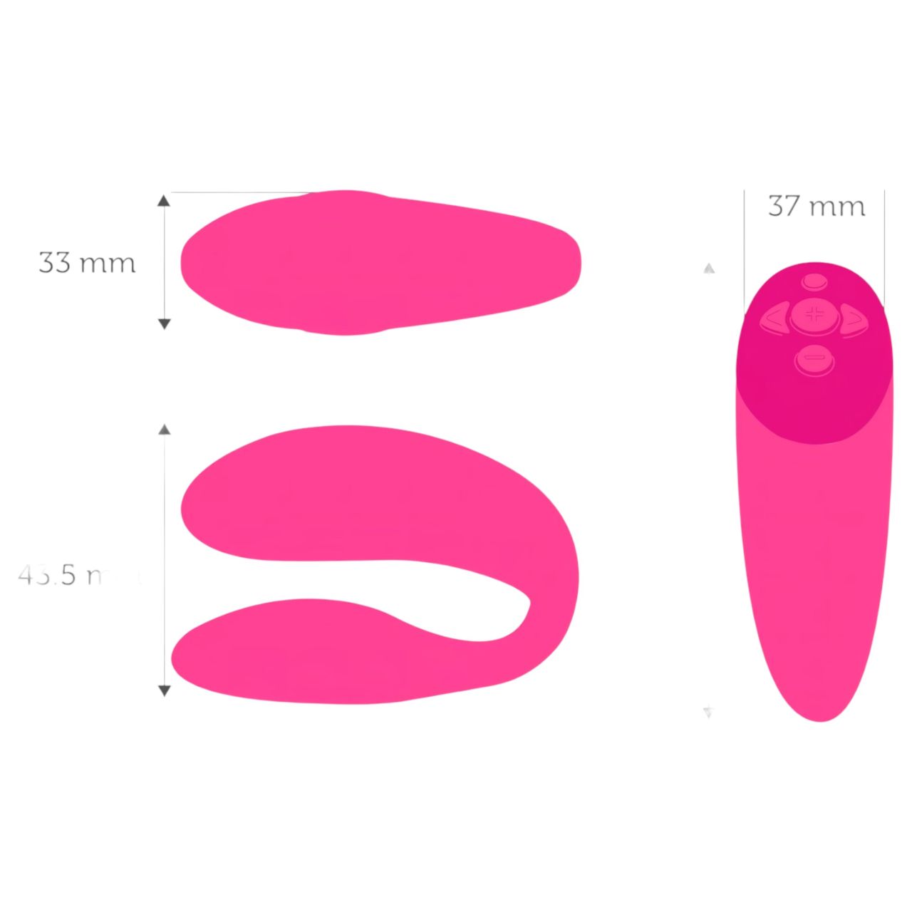 We-Vibe Chorus - akkus, okos párvibrátor (pink) We-Vibe Chorus - akkus, okos párvibrátor (pink)