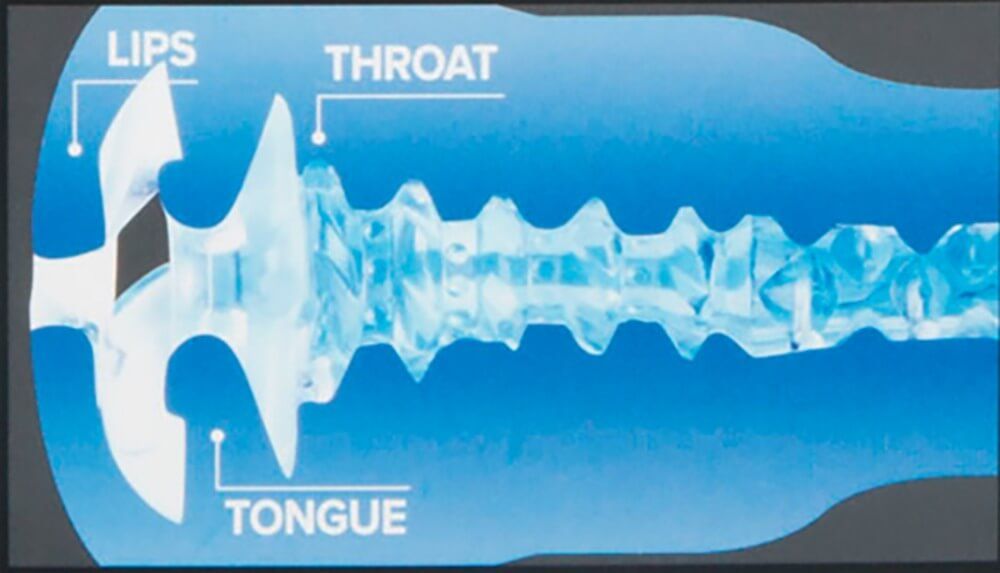 Fleshlight Turbo Thrust - szívó maszturbátor (kék)