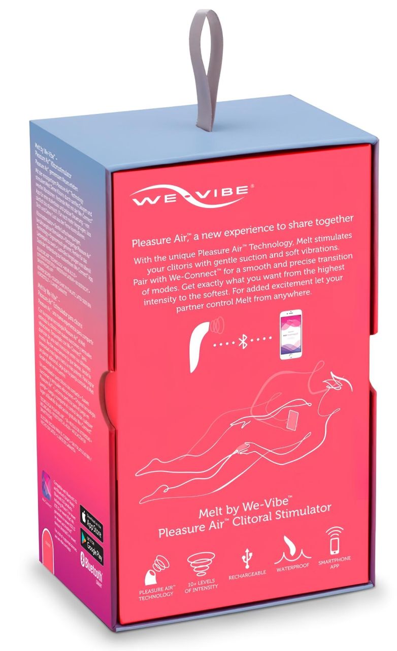 We-Vibe Melt - akkus, okos léghullámos csiklóizgató (korall)