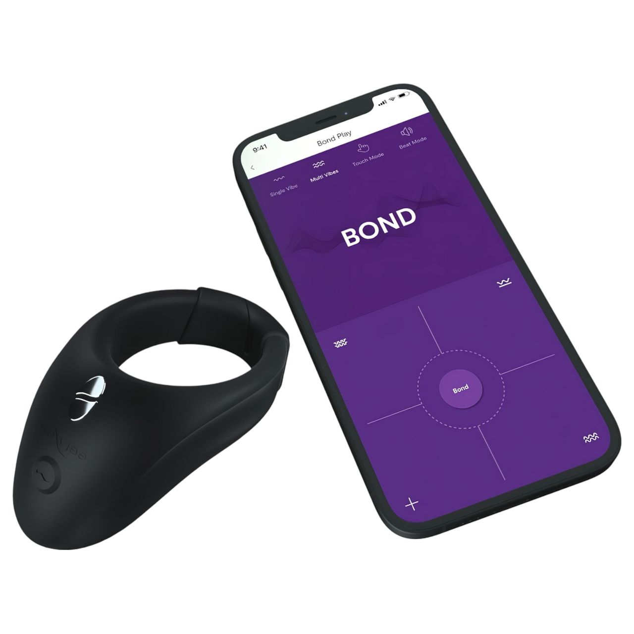 / We-Vibe Bond - okos vibrációs péniszgyűrű (fekete)