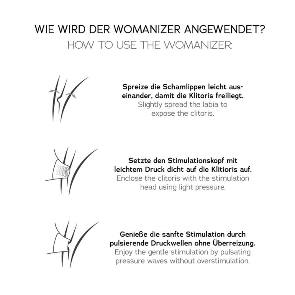 Womanizer Golden Moments 2 - csiklóizgató és párvibrátor (fekete)