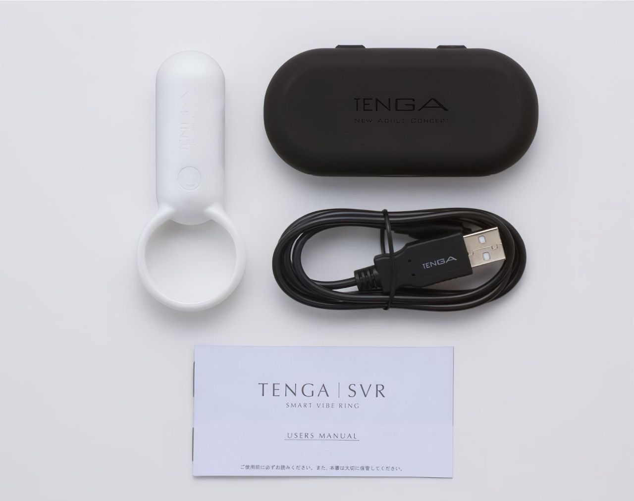 TENGA Smart Vibe - vibrációs péniszgyűrű (fehér)