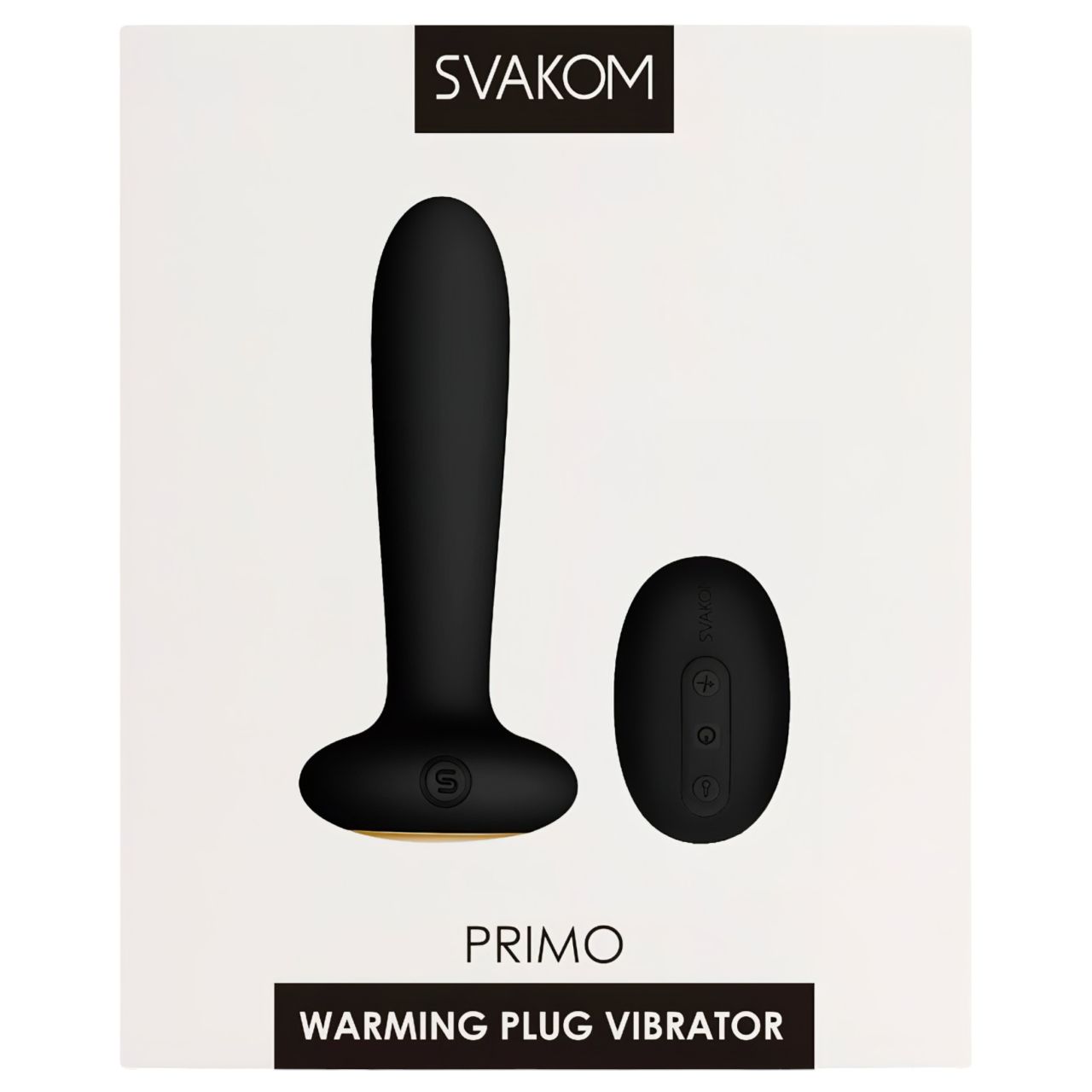Svakom Primo - akkus, vízálló, melegítő anál vibrátor (fekete) Svakom Primo - akkus, vízálló, melegítő anál vibrátor (fekete)