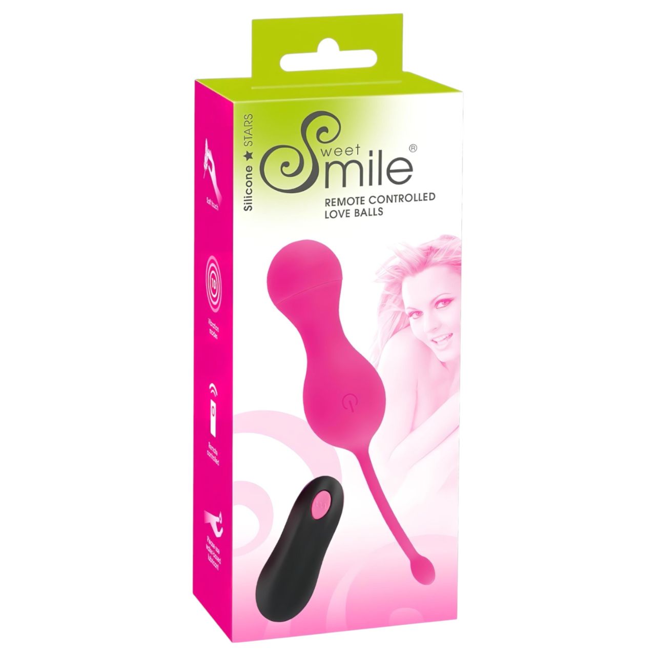 SMILE Love Balls - akkus, rádiós vibrációs tojás (pink) SMILE Love Balls - akkus, rádiós vibrációs tojás (pink)