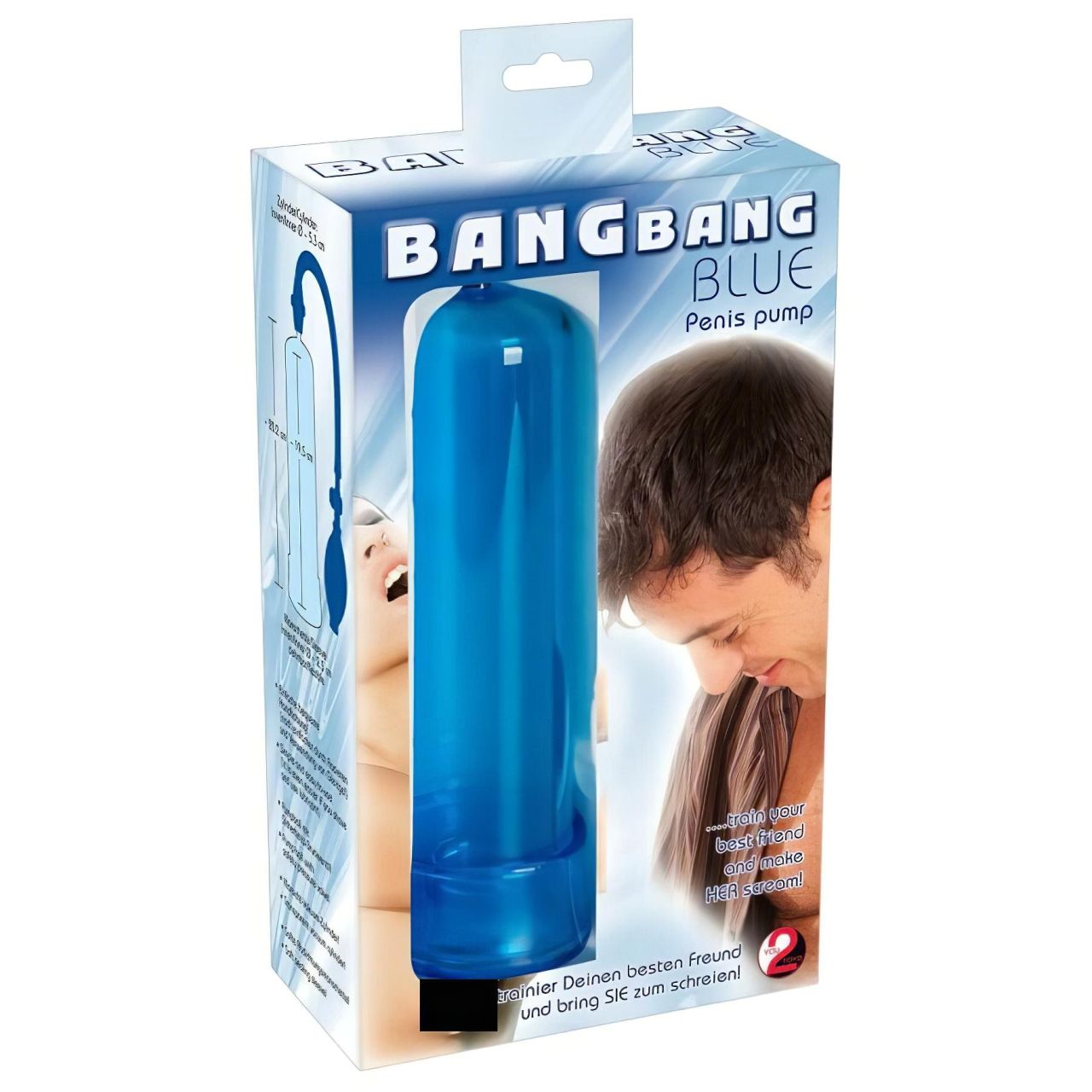 Bang Bang péniszpumpa - kék Bang Bang péniszpumpa - kék