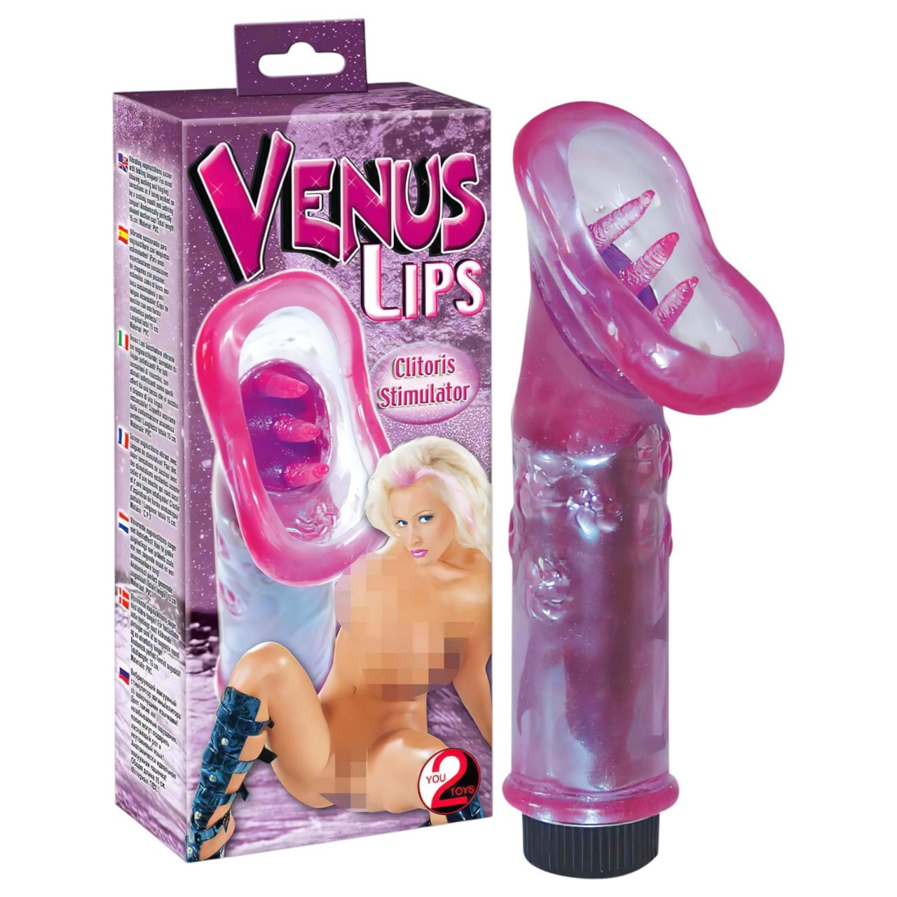 You2Toys Venus Lips - csikló vibrátor (pink) You2Toys Venus Lips - csikló vibrátor (pink)