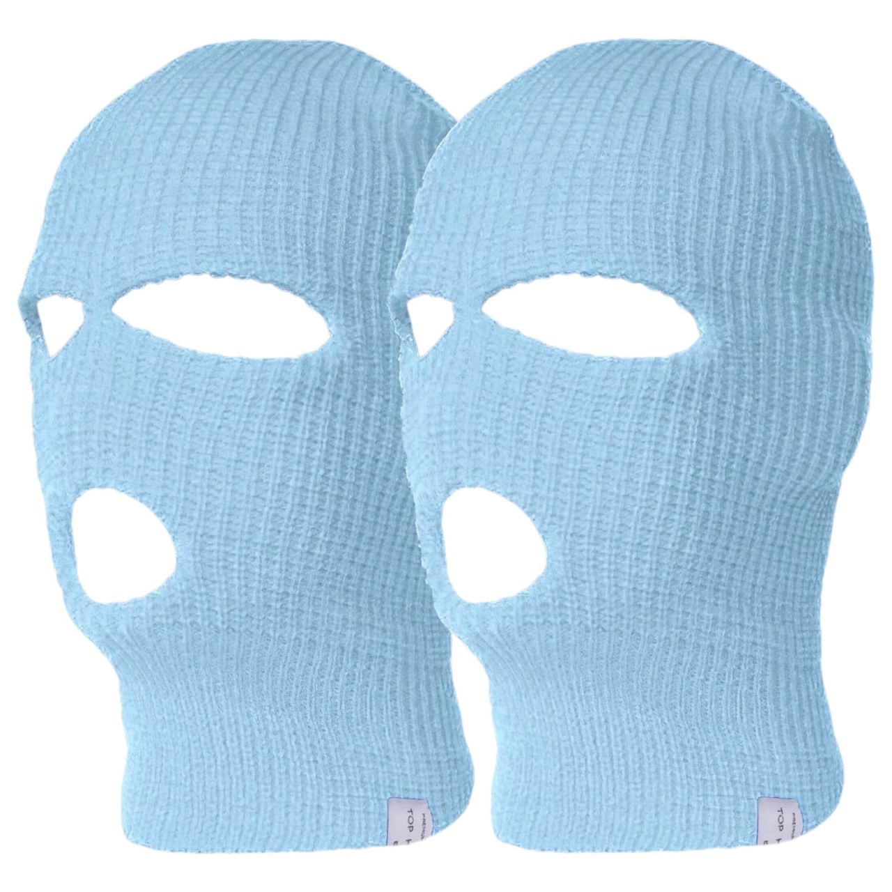Balaclava - kötött szopó maszk 3 nyílással (kék) Balaclava - kötött szopó maszk 3 nyílással (kék)