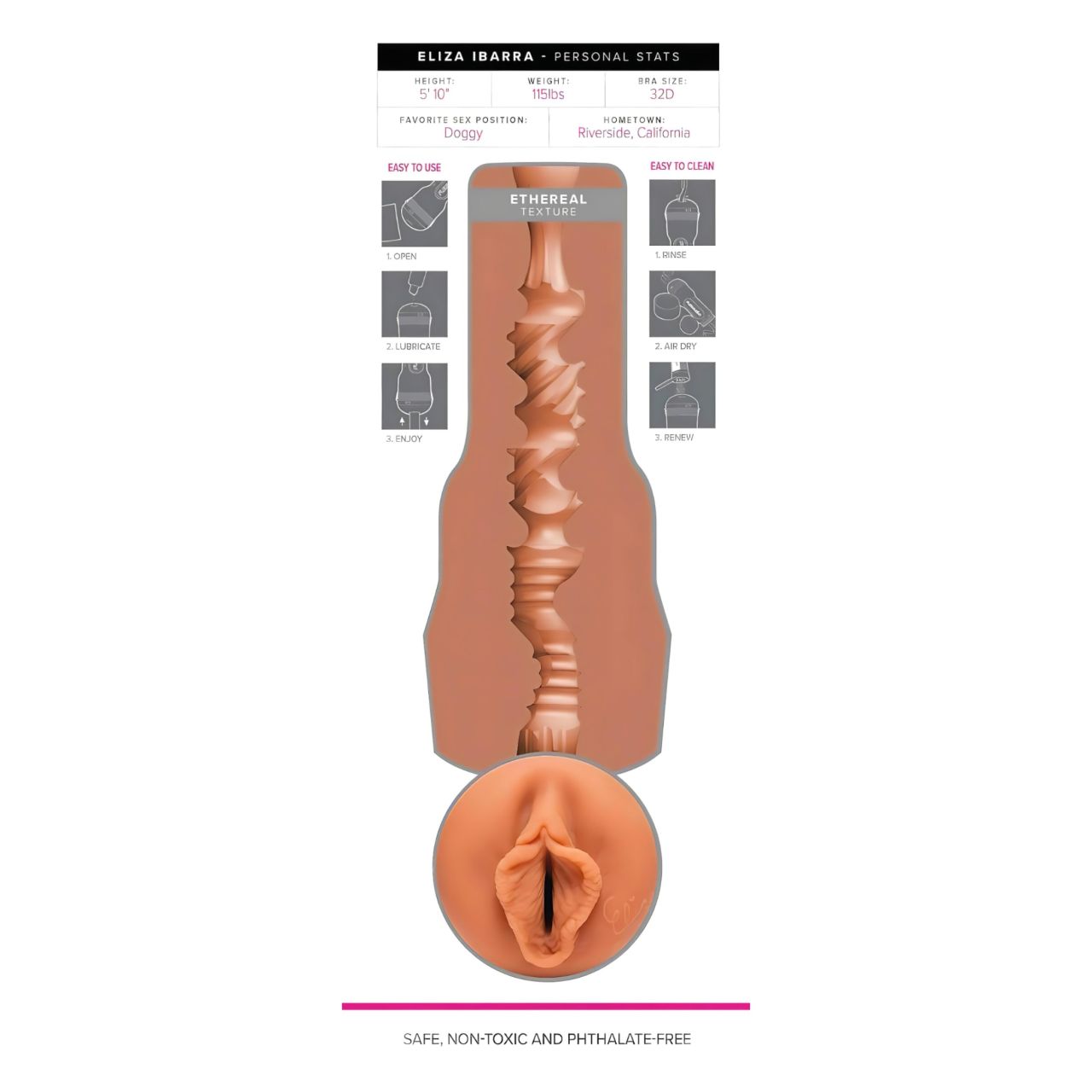 Fleshlight Eliza Ibarra Ethereal - élethű műpunci (natúr) Fleshlight Eliza Ibarra Ethereal - élethű műpunci (natúr)