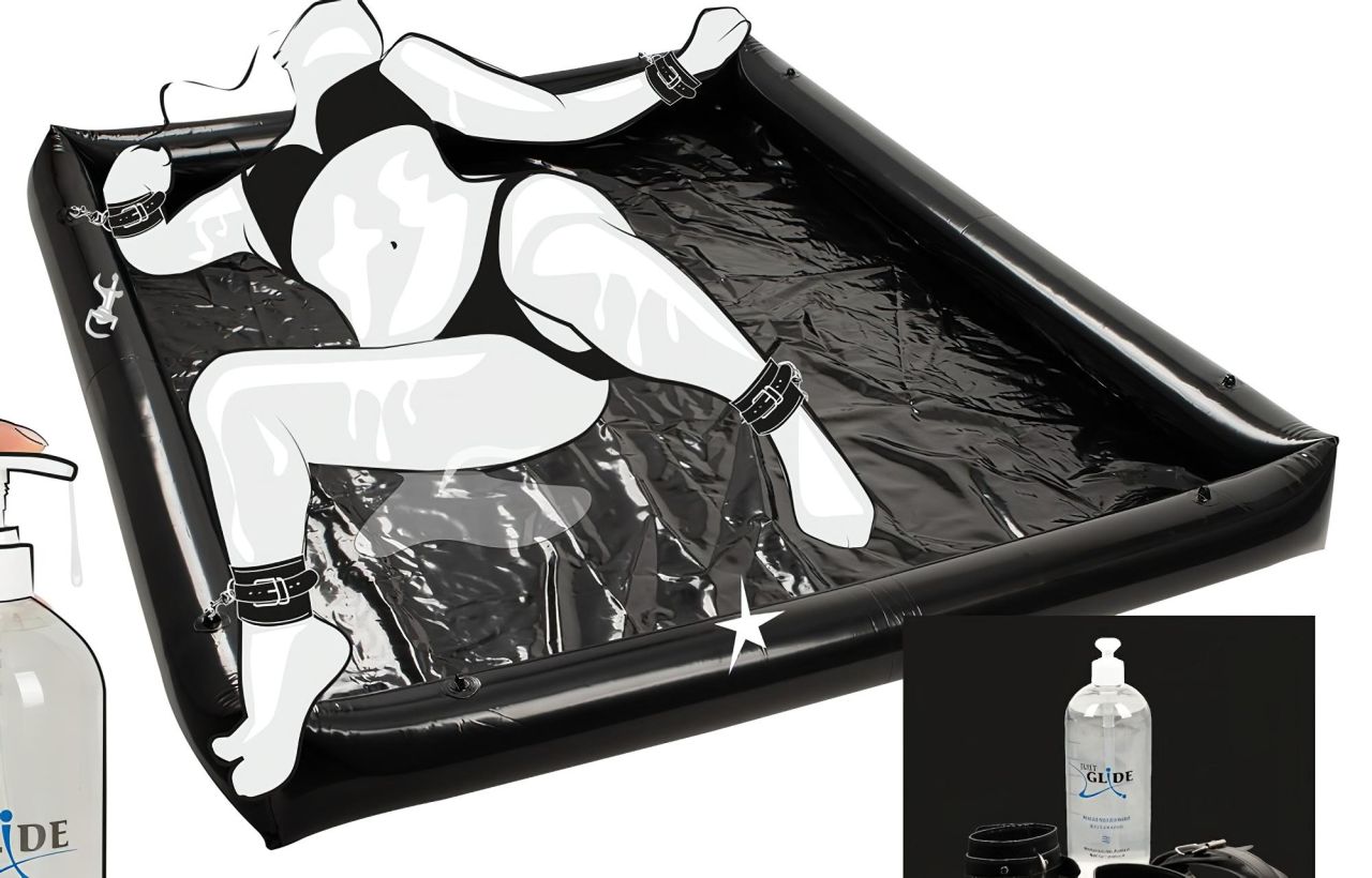 / Fetish Glossy Games - orgia medence, bilinccsel (140x185cm) / Fetish Glossy Games - orgia medence, bilinccsel (140x185cm)