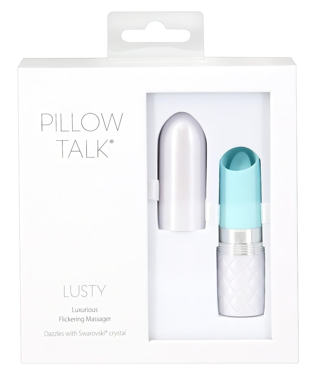 Pillow Talk Lusty - akkus, nyelves rúdvibrátor (türkiz)