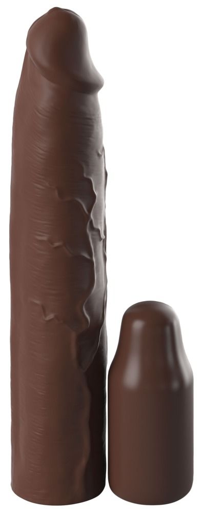 X-TENSION Elite 3 - méretre vágható péniszköpeny (barna)