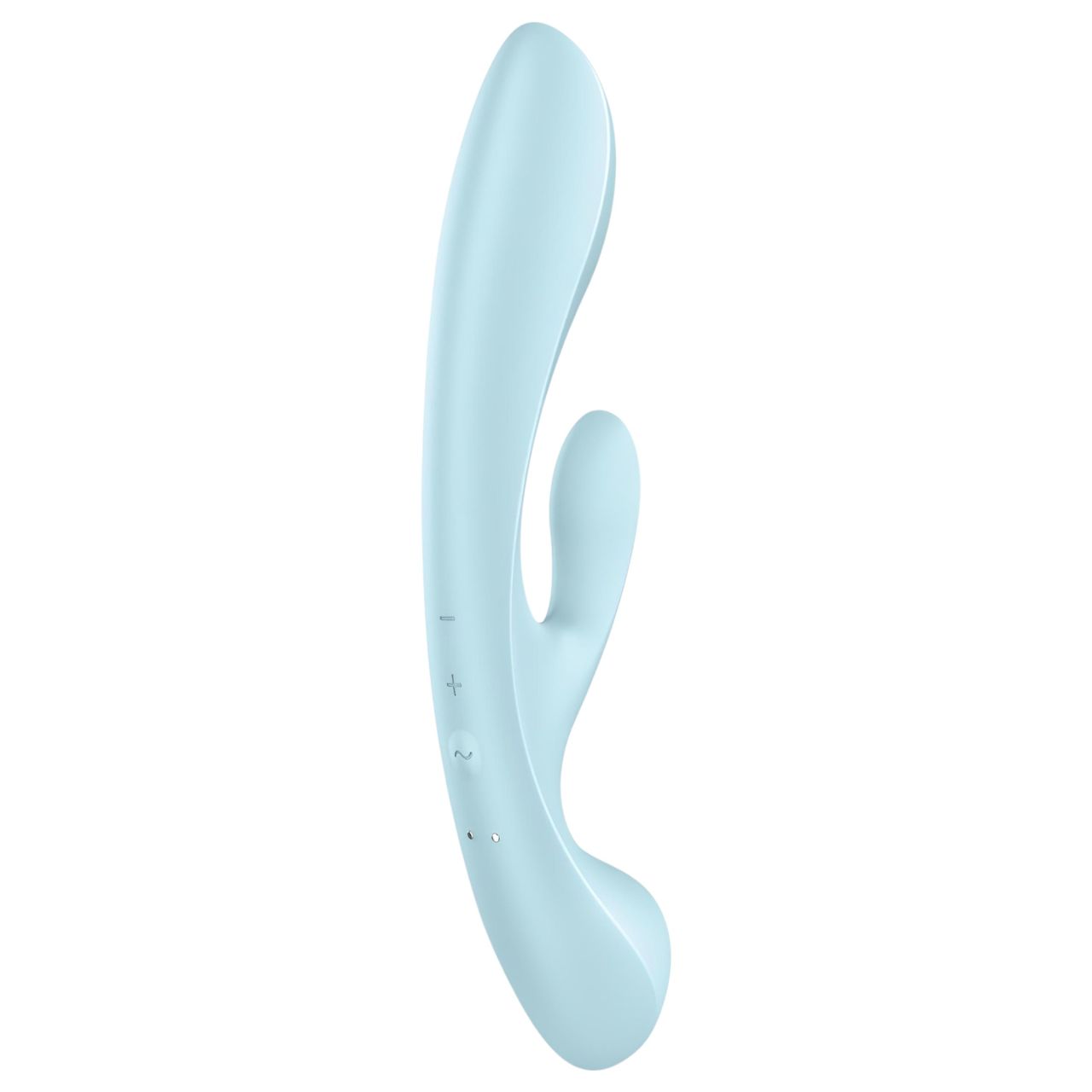 Satisfyer Triple Oh - akkus, csiklókaros vibrátor (kék)