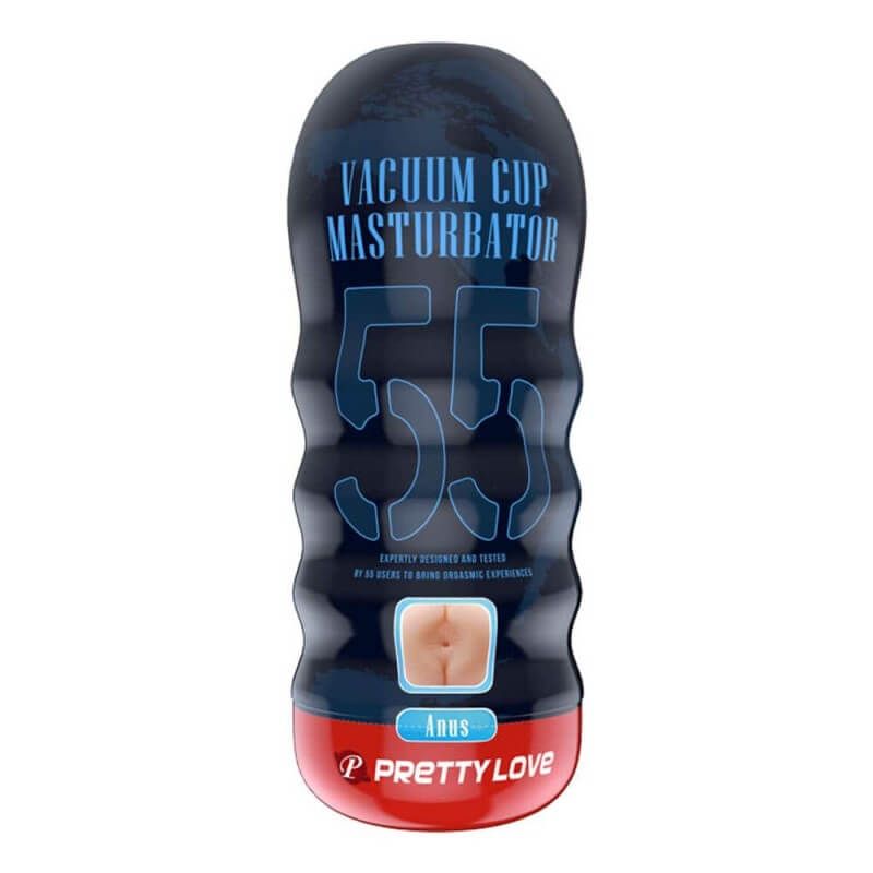 Pretty Love Vacuum Cup - élethű műpopsi maszturbátor (natúr)
