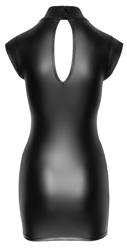 Cottelli - fényes, testre simuló ruha (fekete)