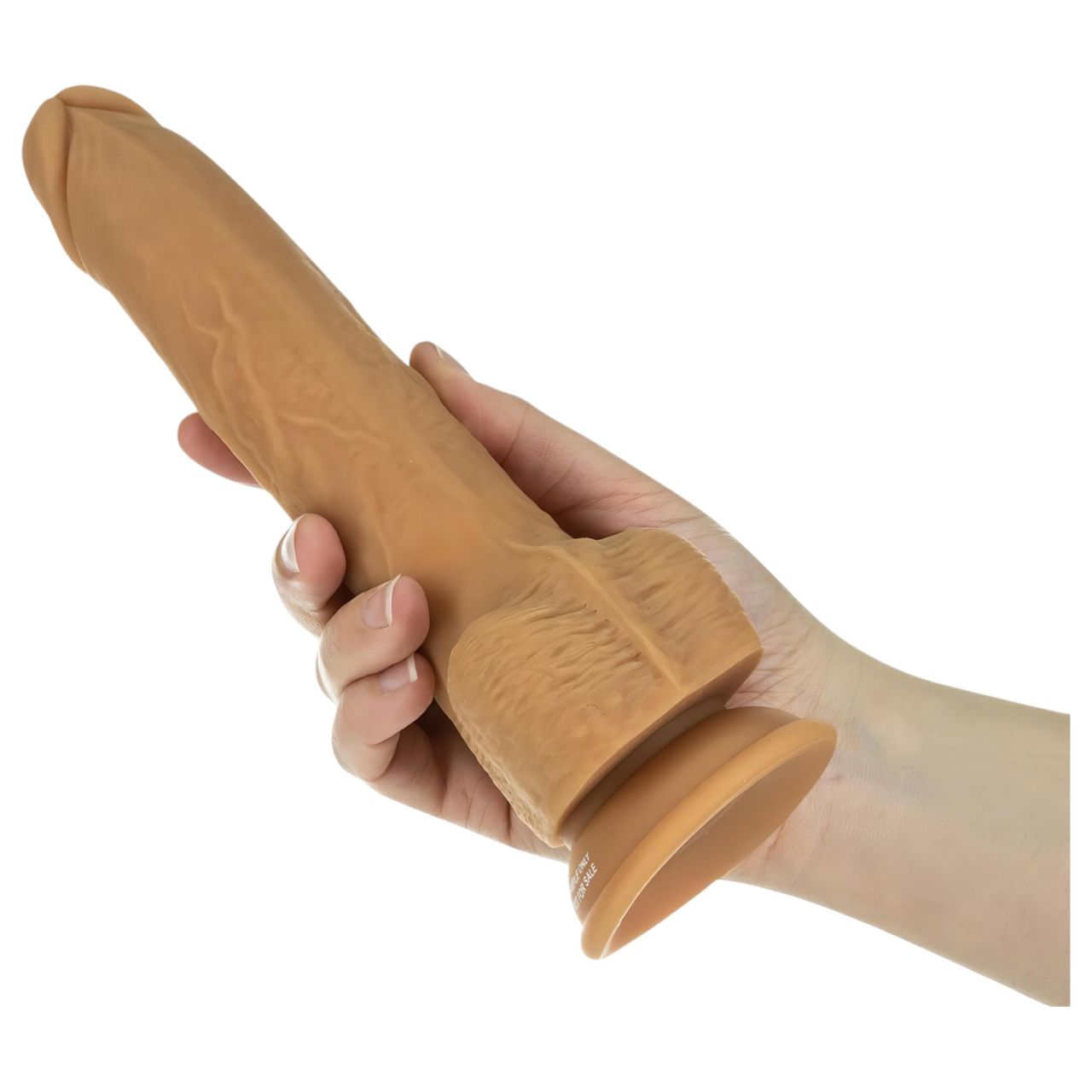 Naked Addiction Thrusting 9 - rádiós, lökő vibrátor - sötét (23cm)