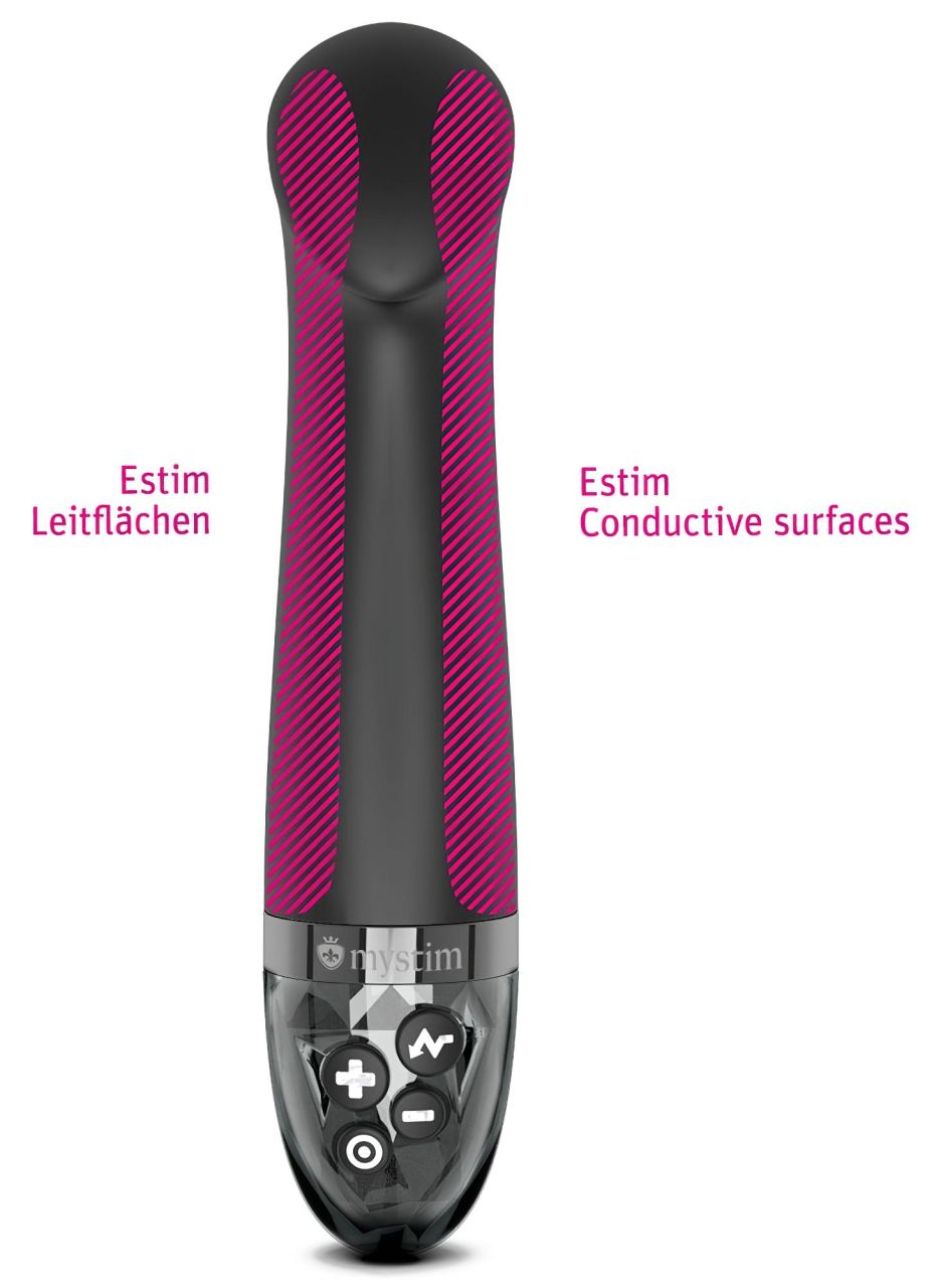 mystim Right on Ron E-Stim - elektro G-pont vibrátor (fekete) mystim Right on Ron E-Stim - elektro G-pont vibrátor (fekete)