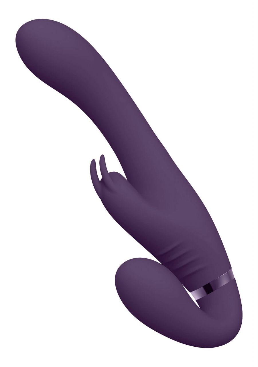 Vive Suki - akkus, tartópánt nélküli felcsatolható vibrátor (lila)