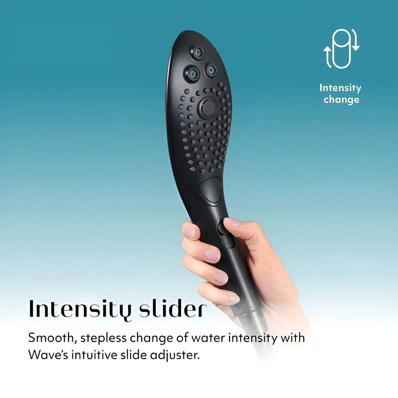 Womanizer Wave - masszírozó zuhanyfej (fekete) Womanizer Wave - masszírozó zuhanyfej (fekete)