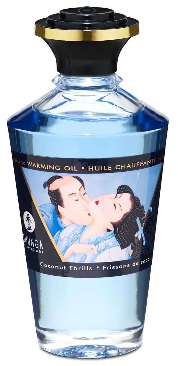 Shunga - melegítő masszázsolaj - kókusz (100ml)