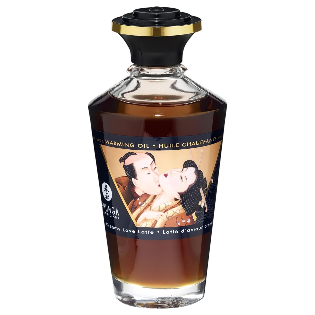 Shunga - melegítő masszázsolaj - krémes latte (100ml)