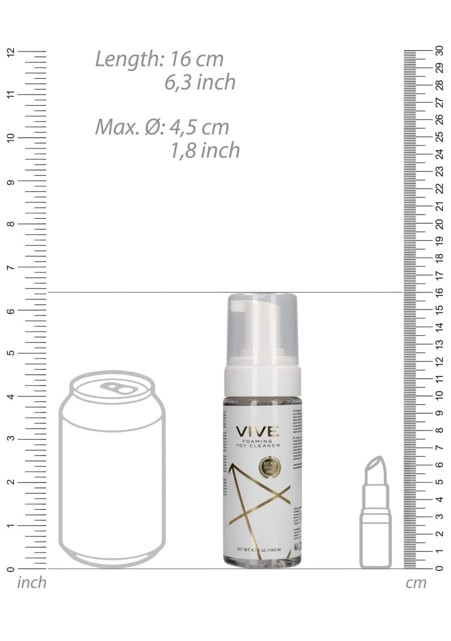 Vive - szexjáték tisztító hab (140ml)