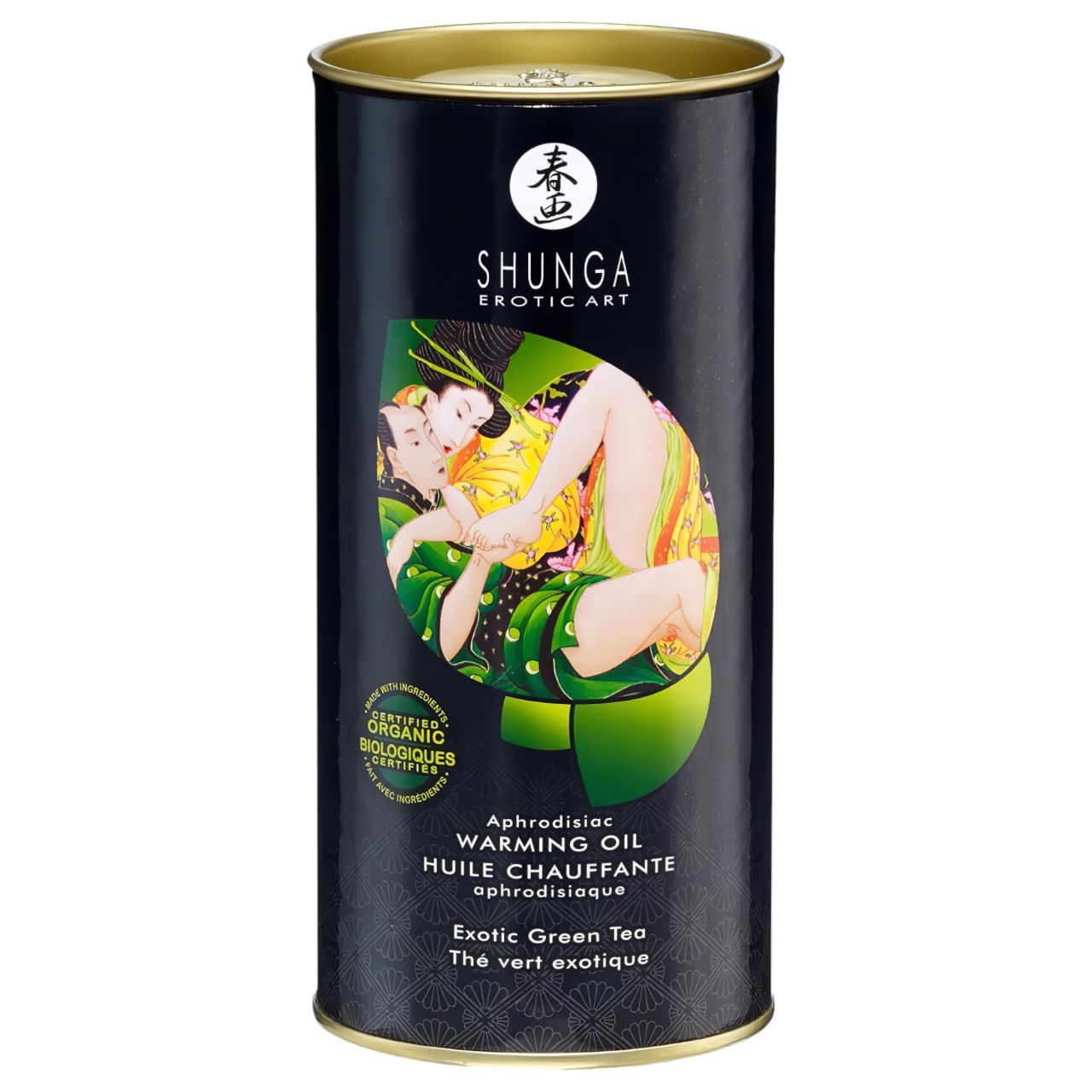 Shunga - melegítő masszázsolaj - zöld tea (100ml) Shunga - melegítő masszázsolaj - zöld tea (100ml)