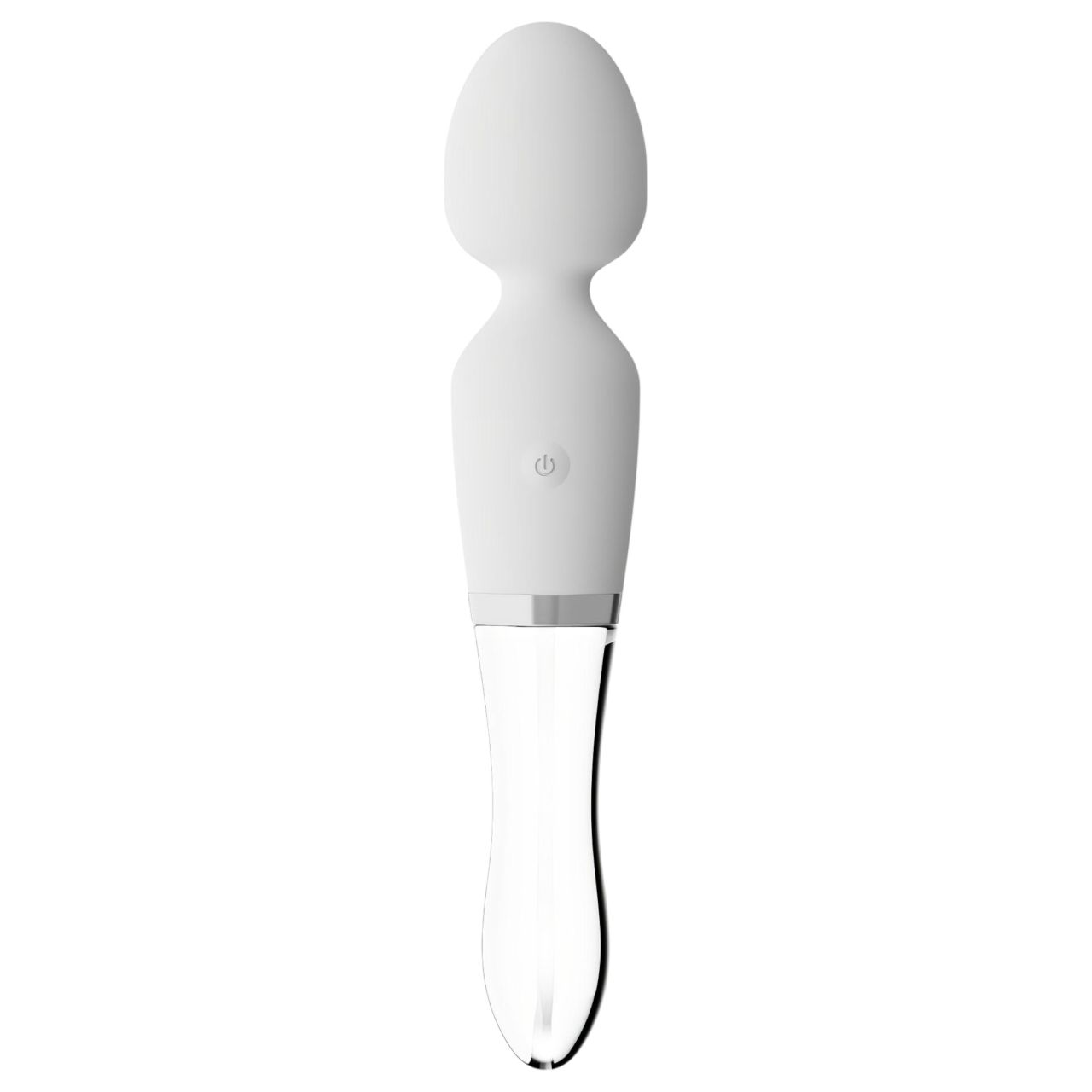 Liaison Wand - szilikon-üveg LED-es vibrátor (átlátszó) Liaison Wand - szilikon-üveg LED-es vibrátor (átlátszó)