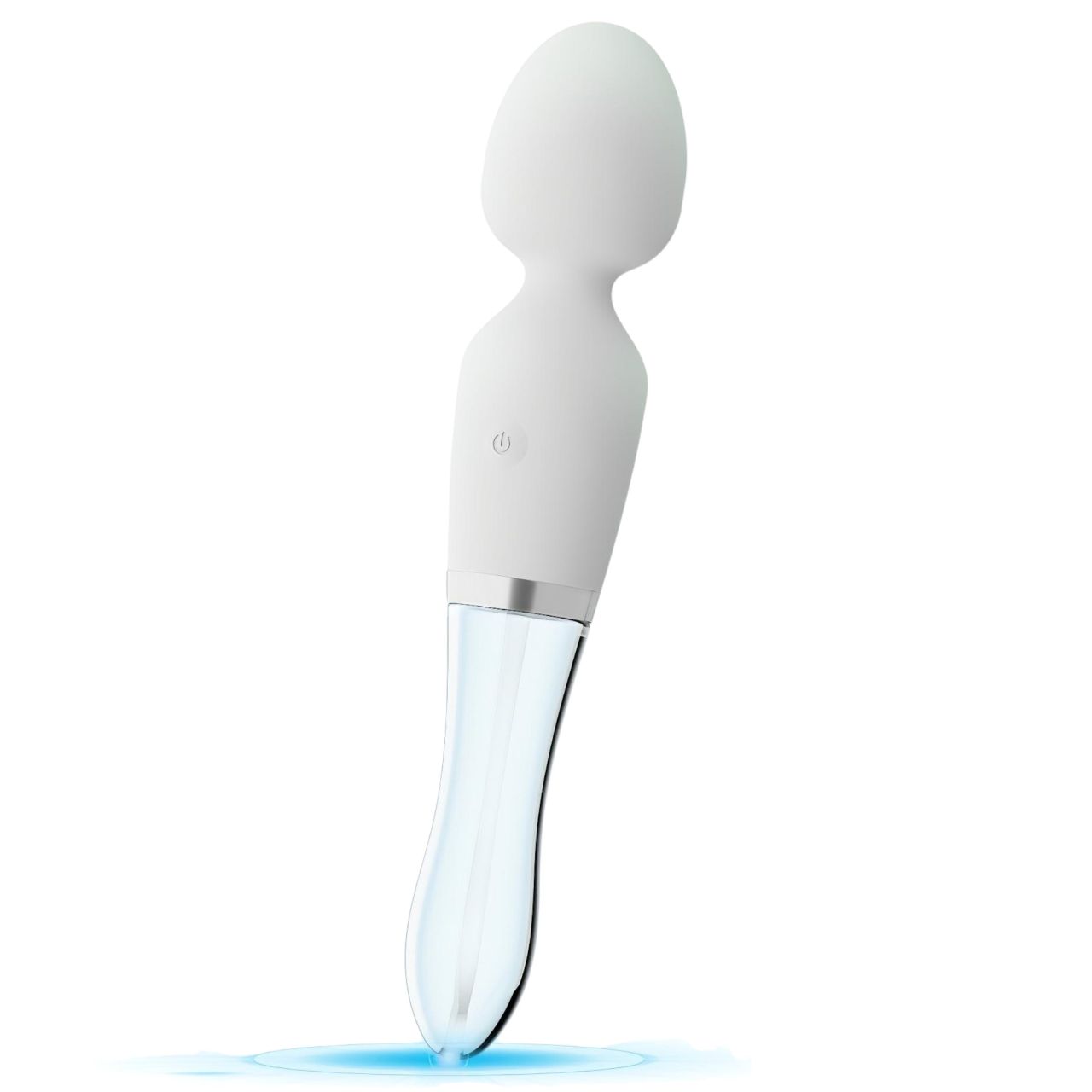 Liaison Wand - szilikon-üveg LED-es vibrátor (átlátszó) Liaison Wand - szilikon-üveg LED-es vibrátor (átlátszó)