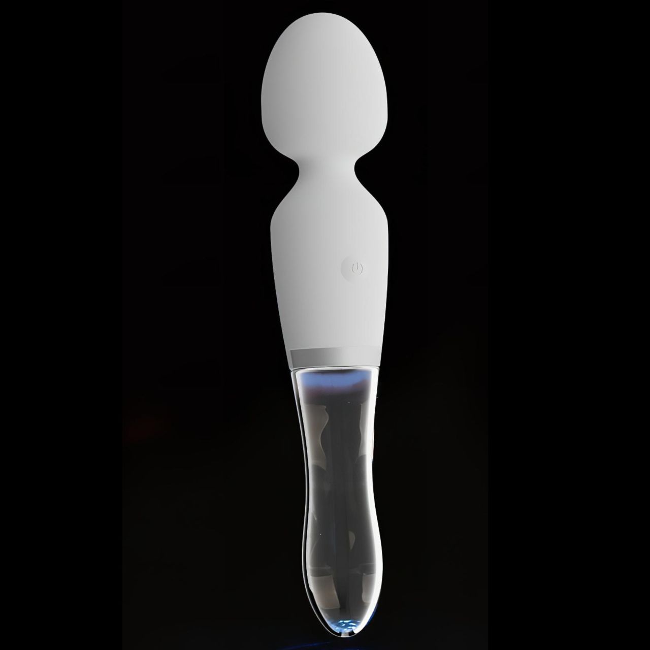 Liaison Wand - szilikon-üveg LED-es vibrátor (átlátszó) Liaison Wand - szilikon-üveg LED-es vibrátor (átlátszó)