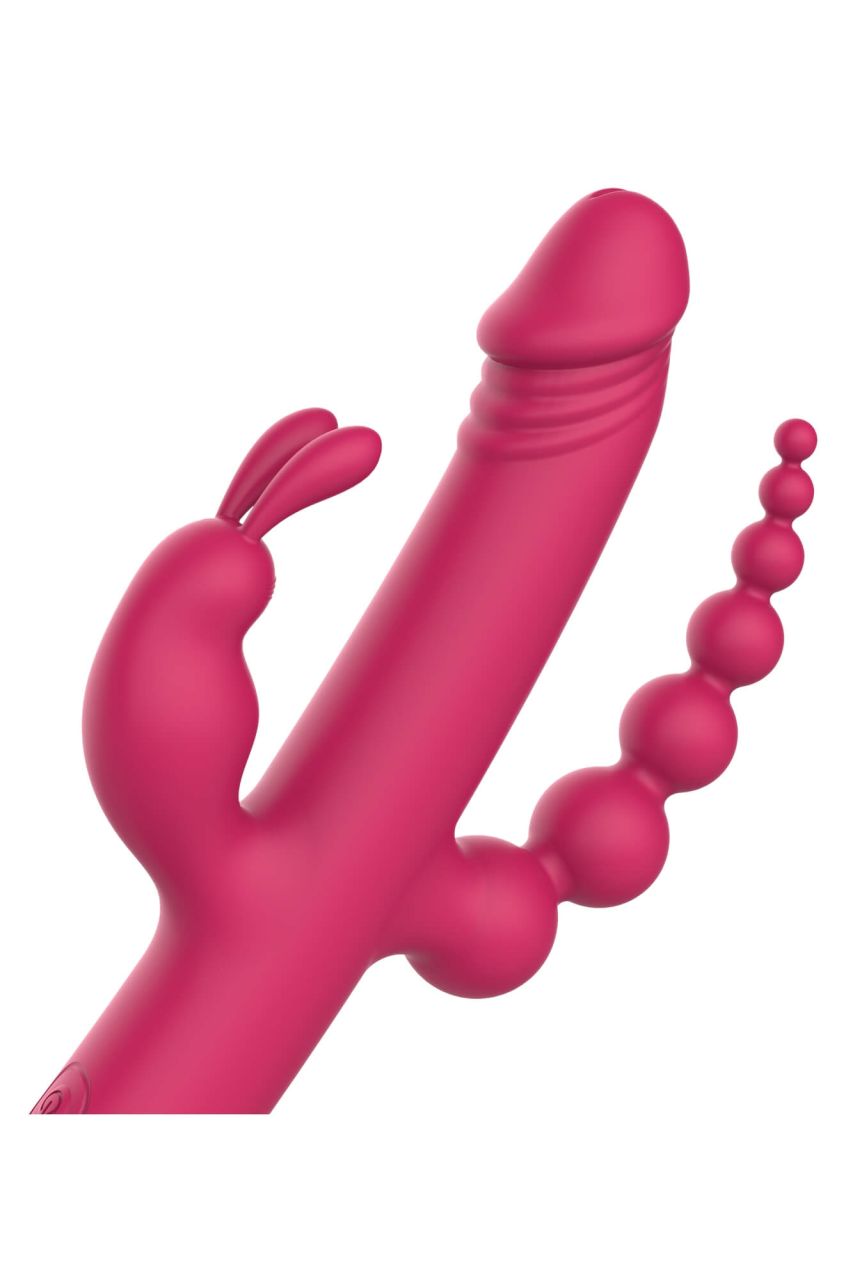 Dreamtoys Anywhere Pleasure Vibe - akkus, 4 ágú vibrátor (pink)